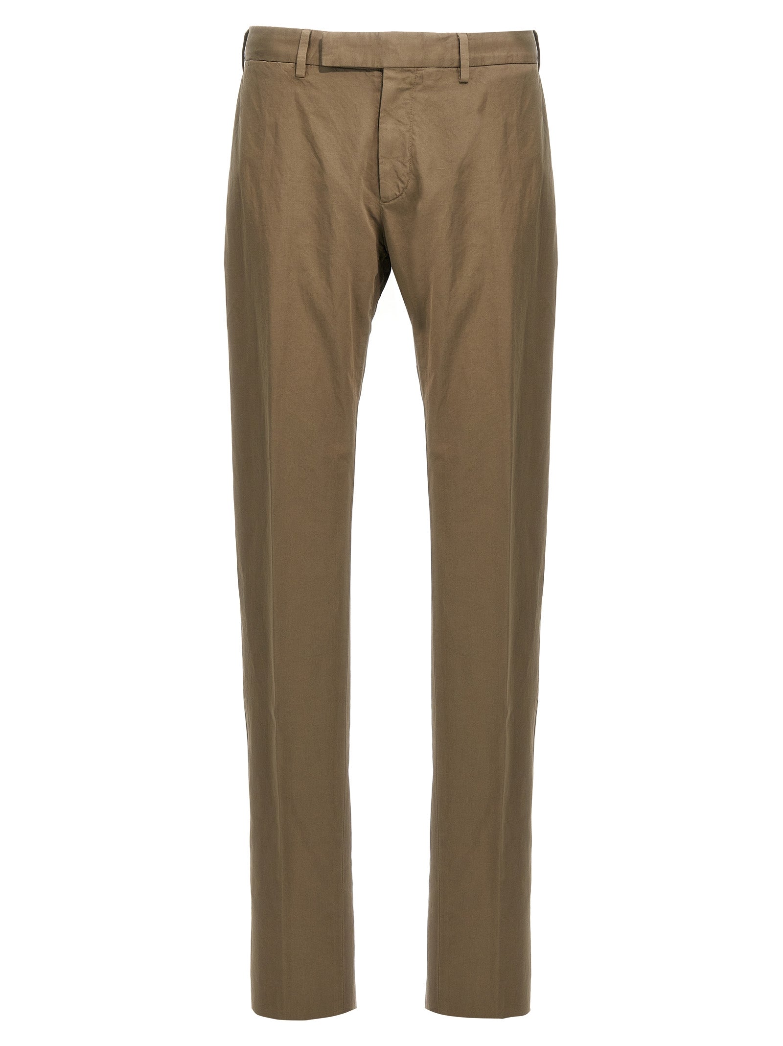 Zegna-Chinos Pantaloni Verde-Uomo