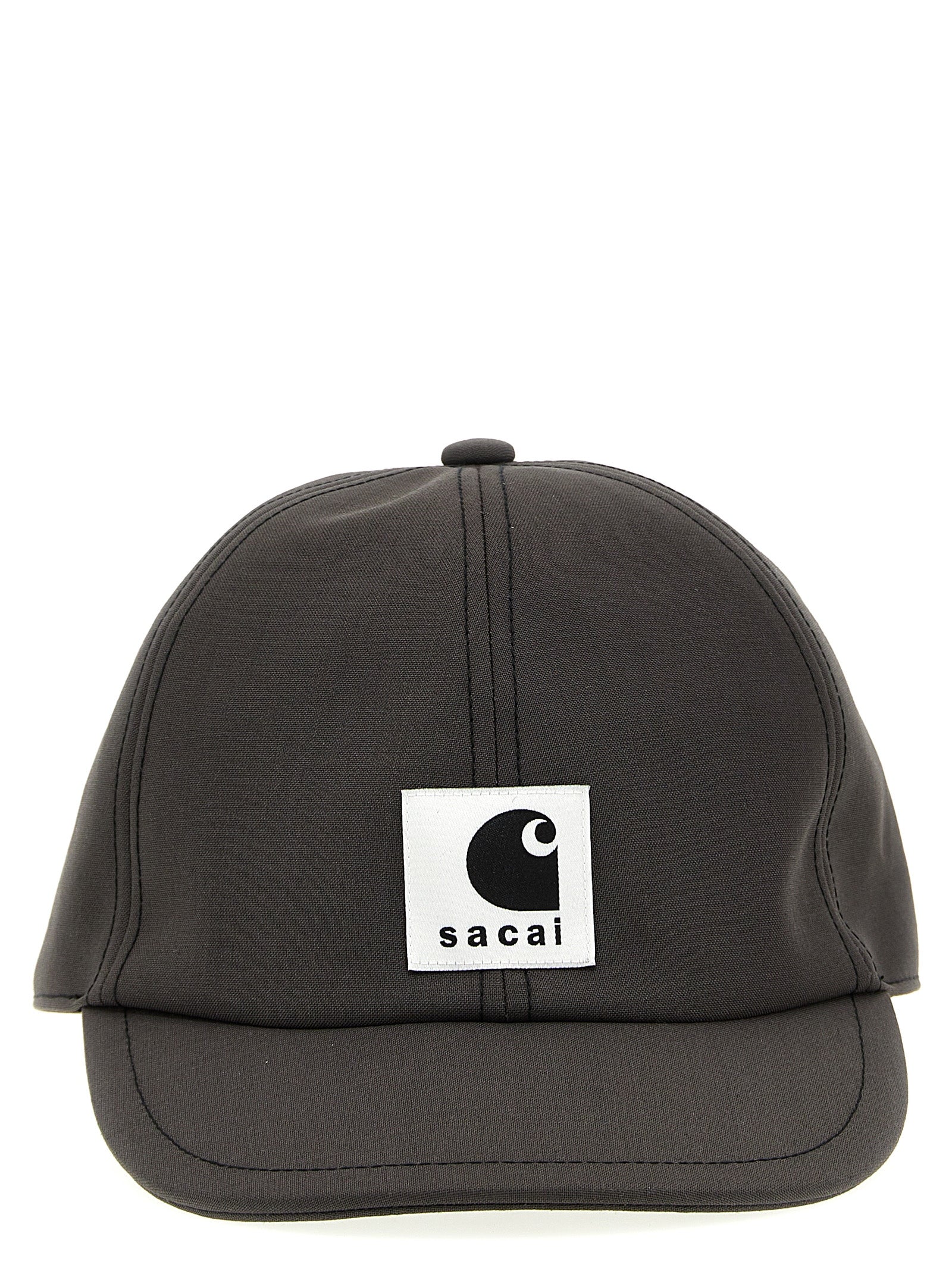 Sacai-Sacai X Carhartt Wip Cap Cappelli Grigio-Uomo