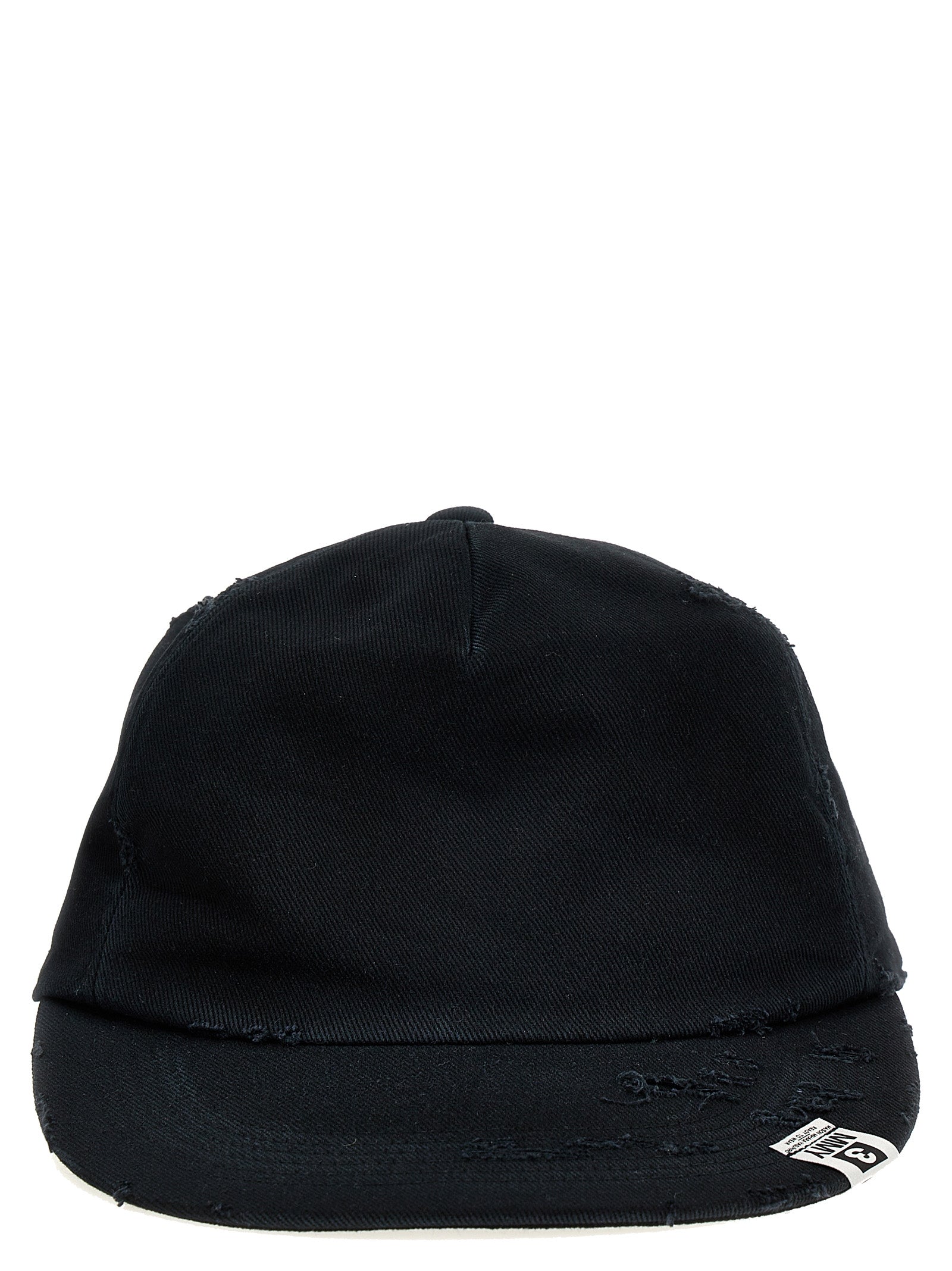 Maison Mihara Yasuhiro-Used Effect Cap Cappelli Nero-Uomo