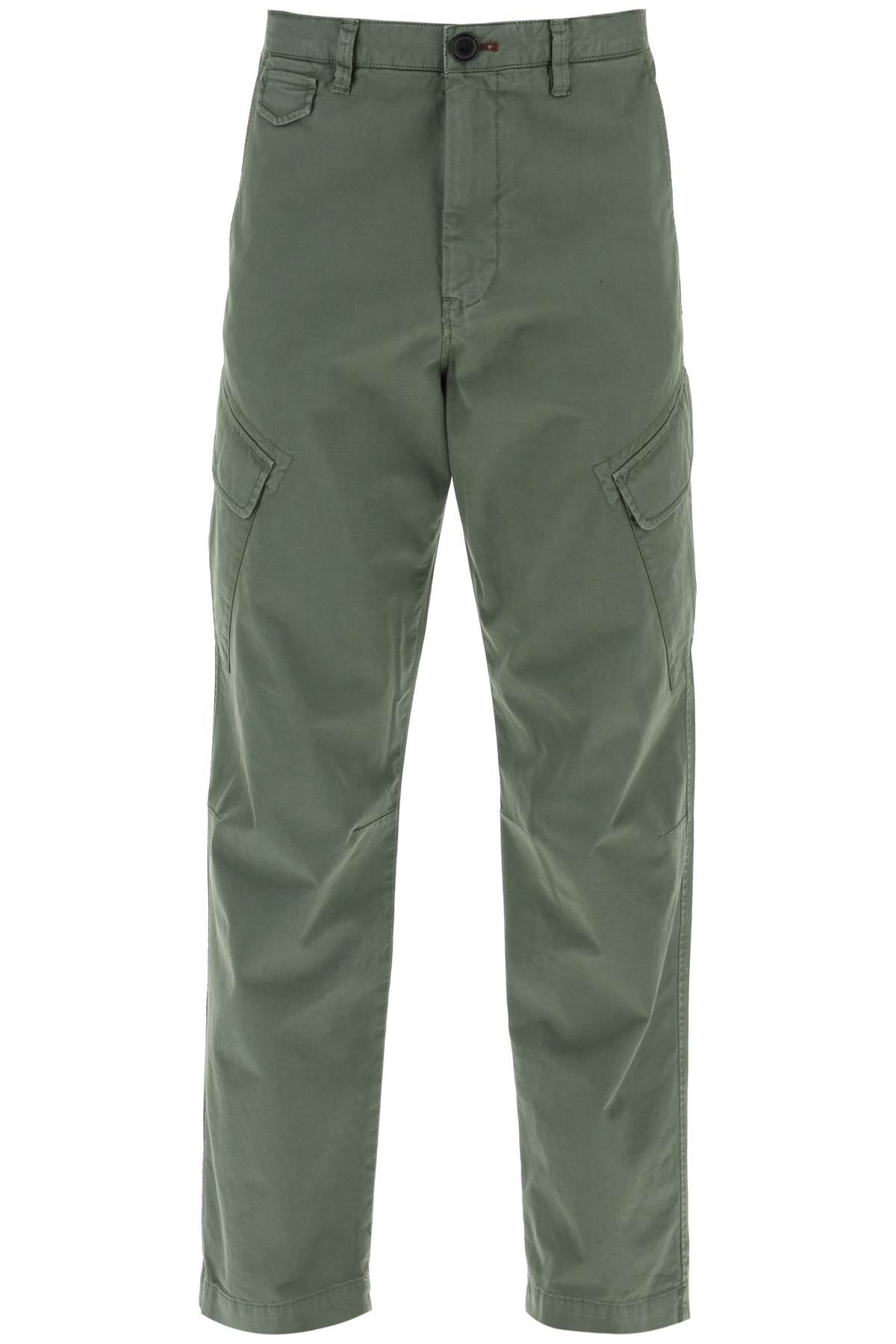 Ps Paul Smith-Pantaloni Cargo In Cotone Stretch-Uomo