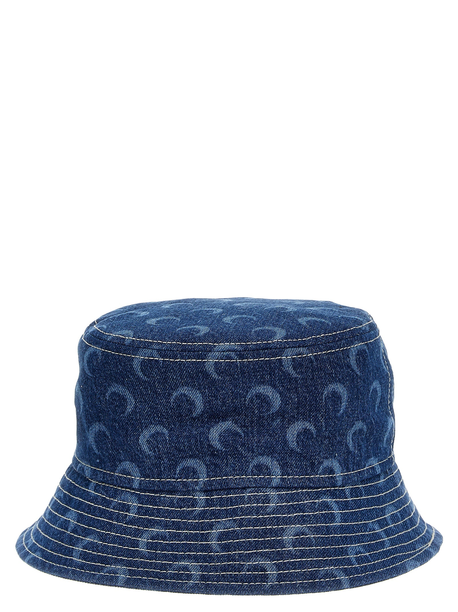 Marine Serre-Regenerated Deadstock Denim Cappelli Blu-Uomo