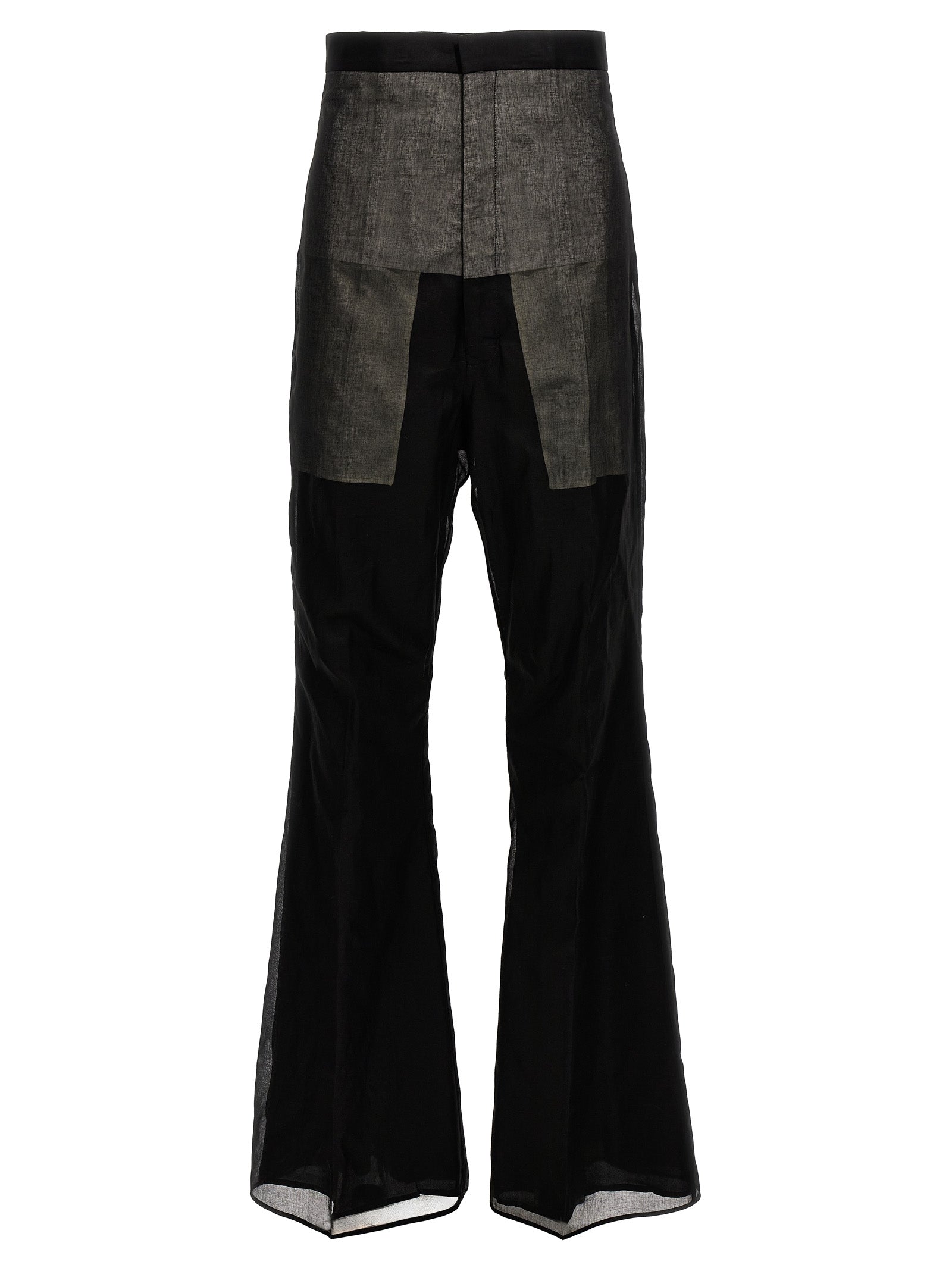 Rick Owens-Dirt Bolan Pantaloni Nero-Uomo