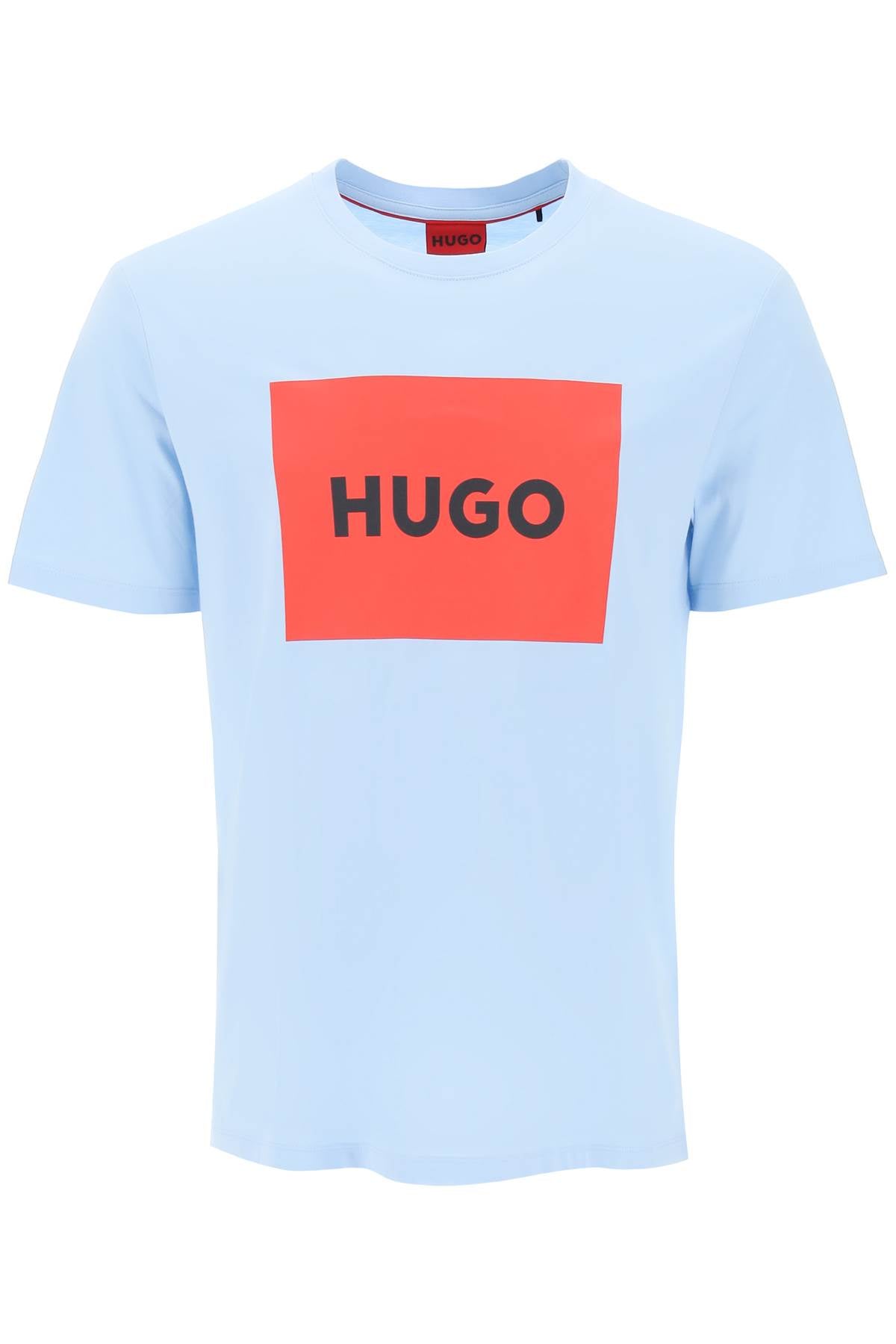 Hugo-T Shirt Dulive Con Box Logo-Uomo