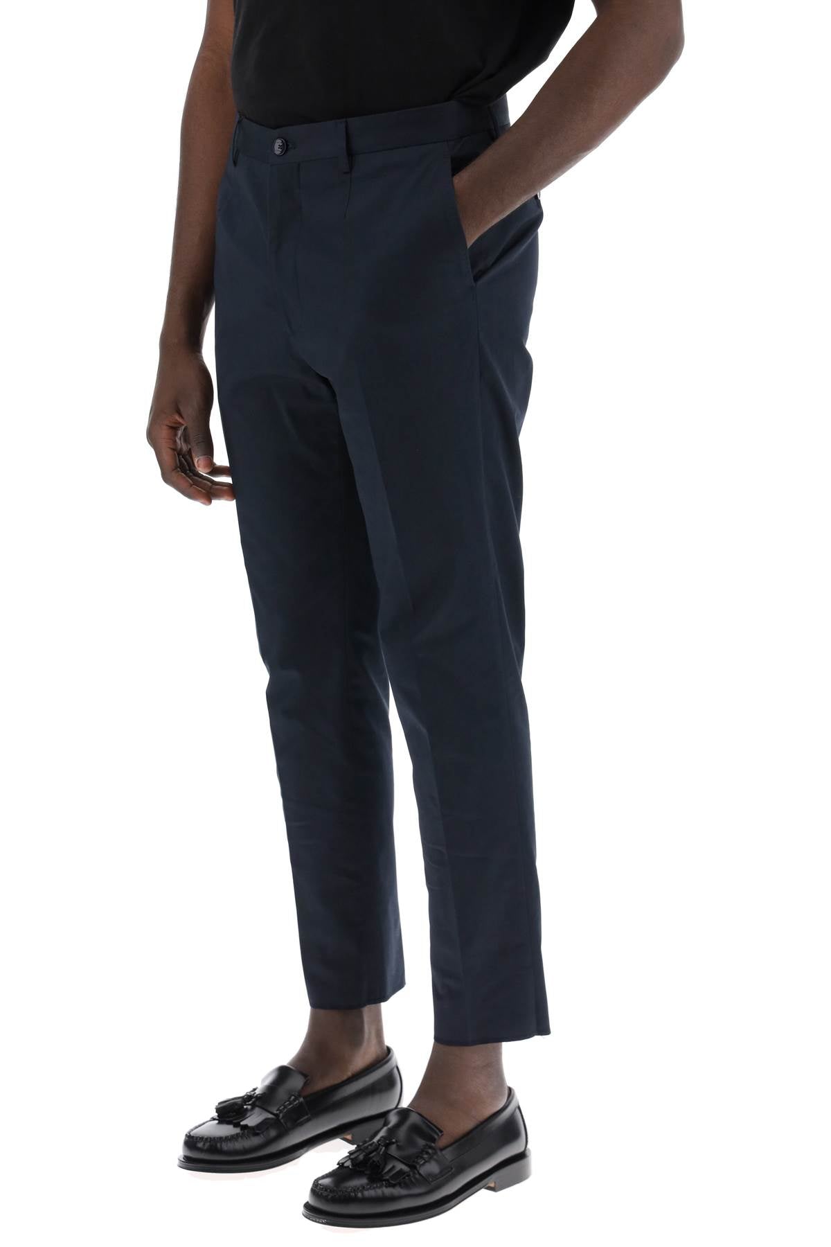 Etro-Pantaloni Chino Cropped-Uomo