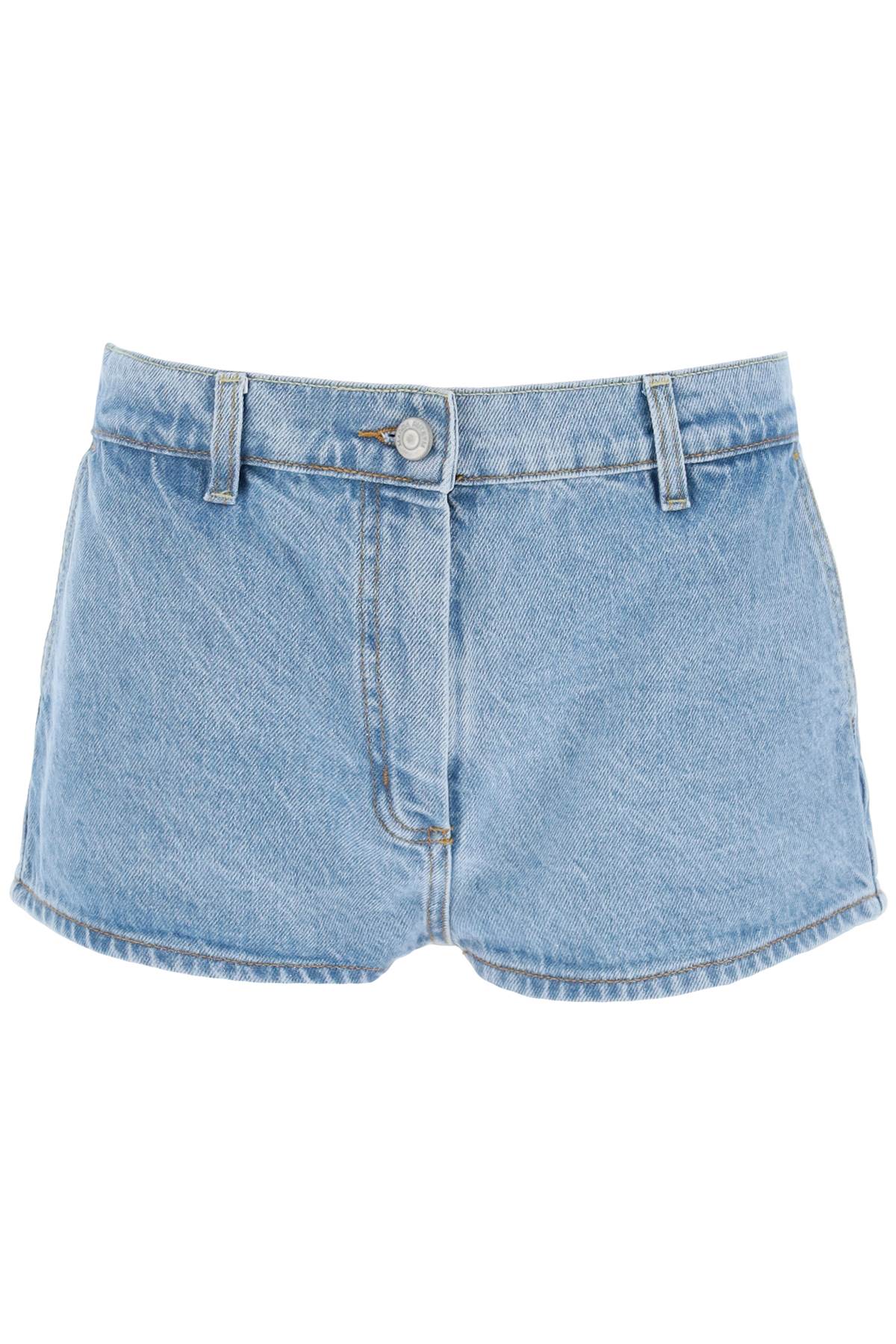 Magda Butrym-Hot Shorts In Denim-Donna