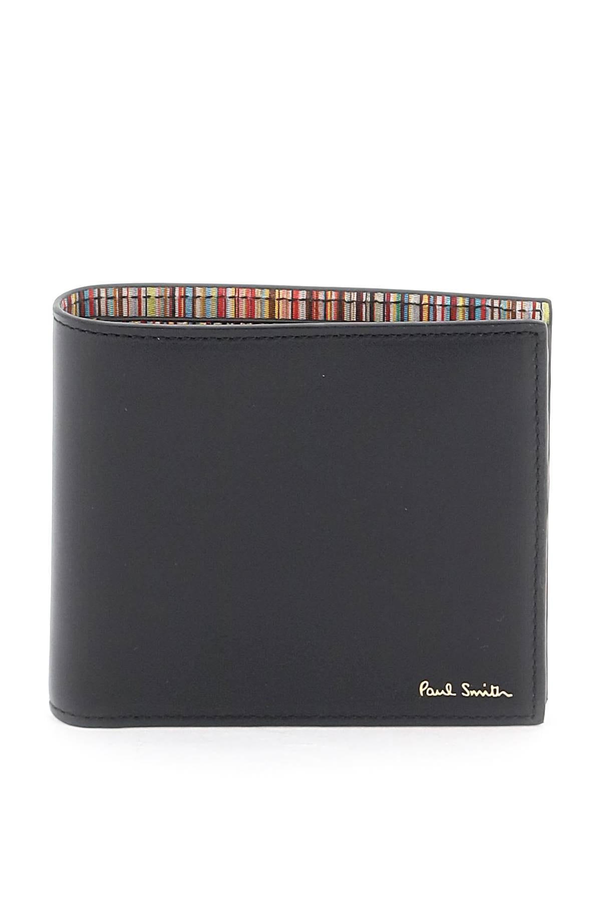 Paul Smith-Portafoglio Bi Fold Signature Stripe-Uomo