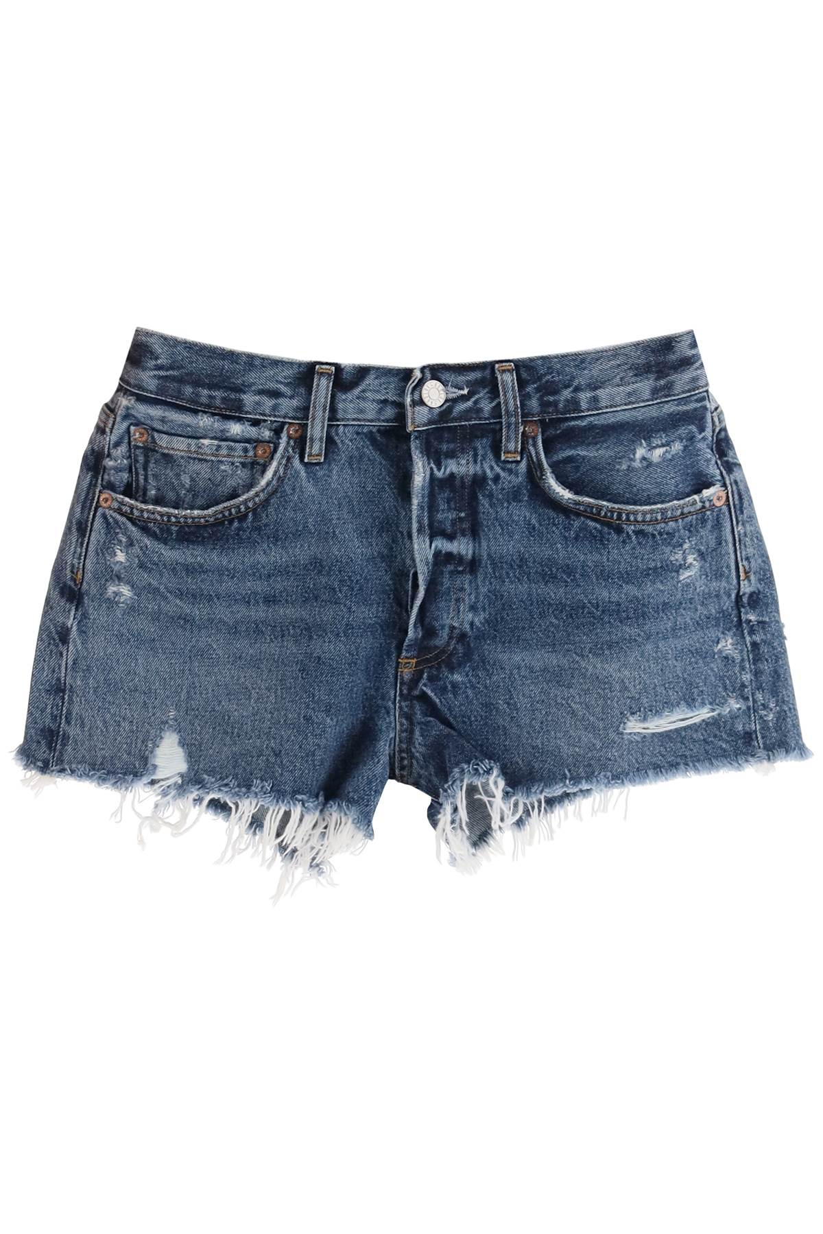 Agolde-Shorts Parker In Denim-Donna