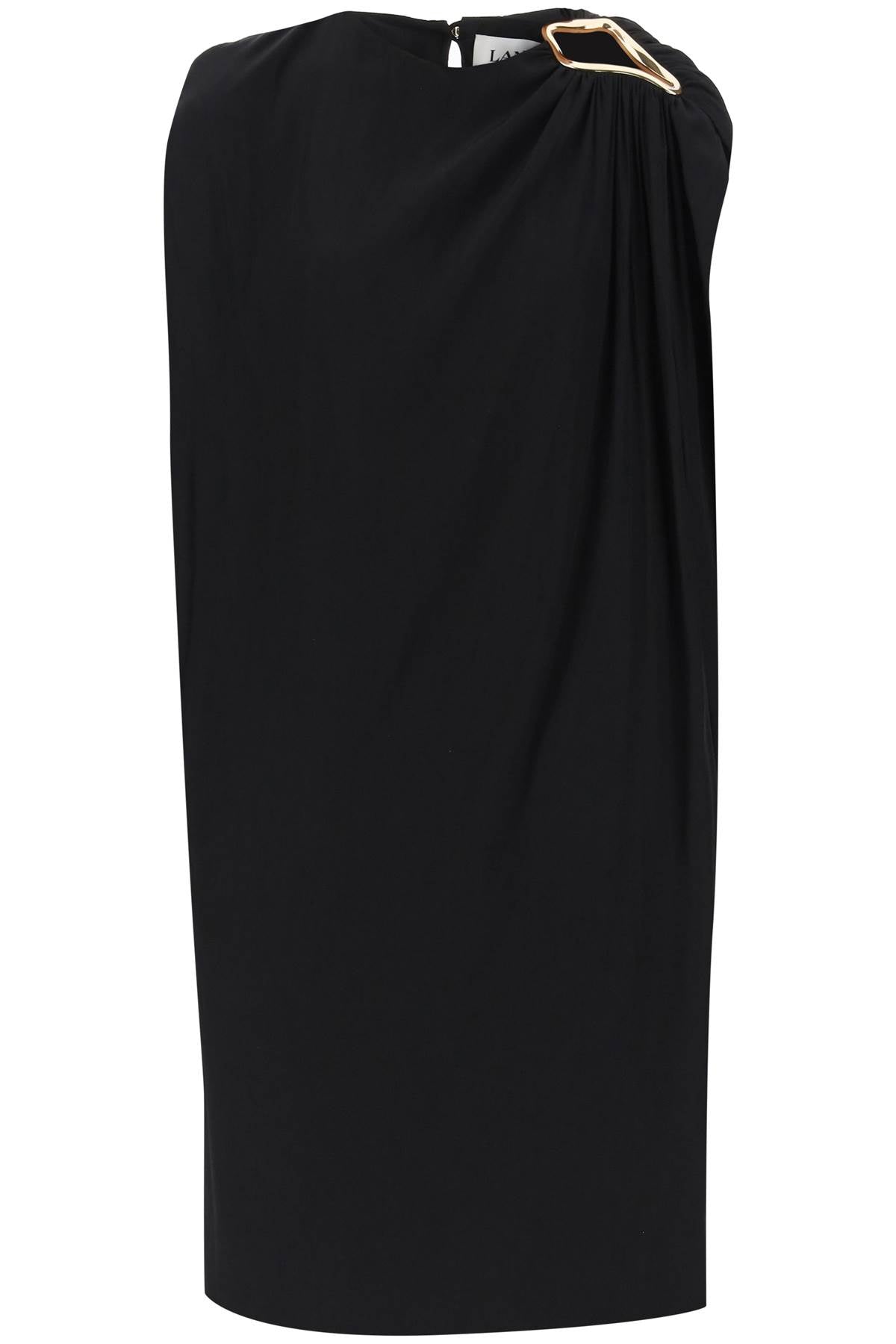 Lanvin-Abito Midi Drappeggiato-Donna