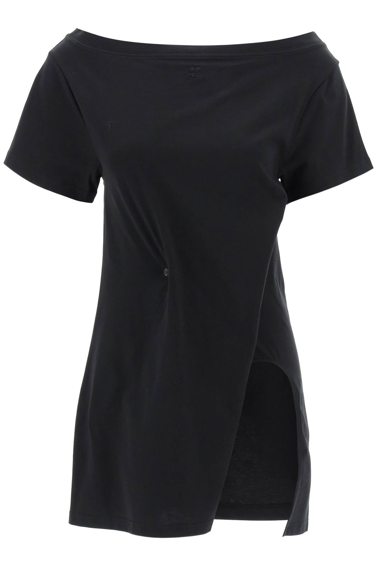 Courreges-Mini Abito T Shirt Ritorto-Donna