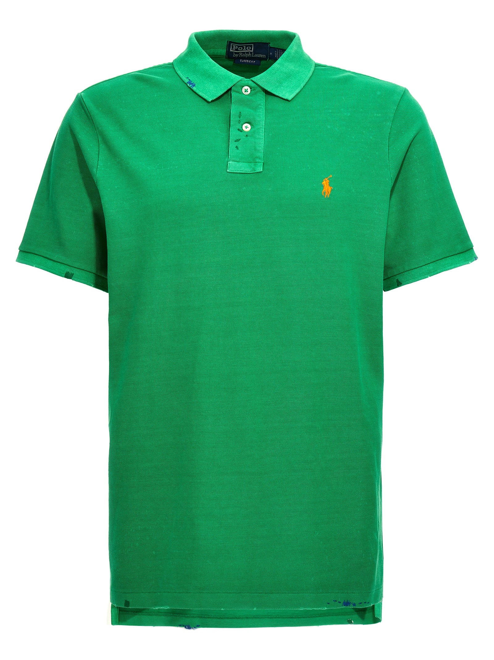 Polo Ralph Lauren-Logo Embroidery Shirt Polo Verde-Uomo