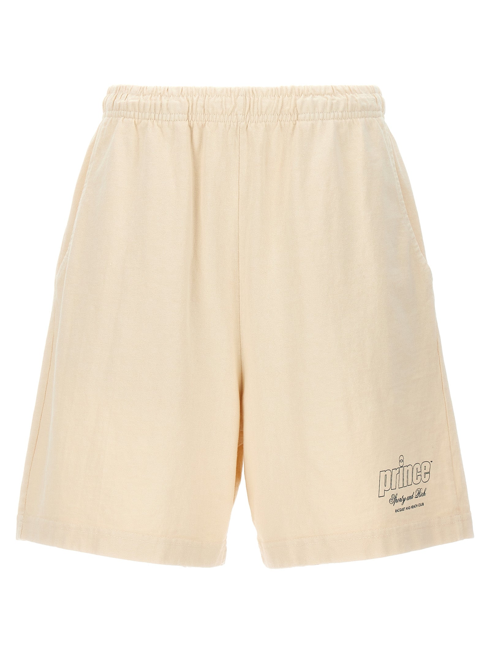 Sporty & Rich-Prince Health Gym Bermuda, Short Beige-Donna