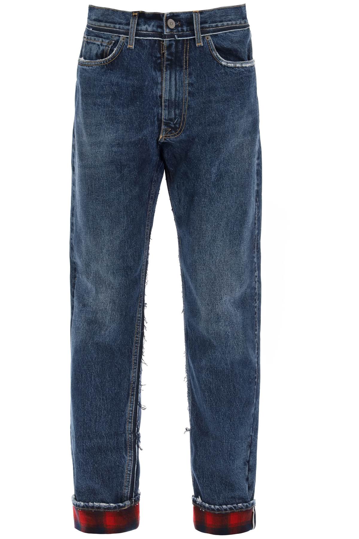 Maison Margiela-Jeans Pendleton Con Inserti-Uomo