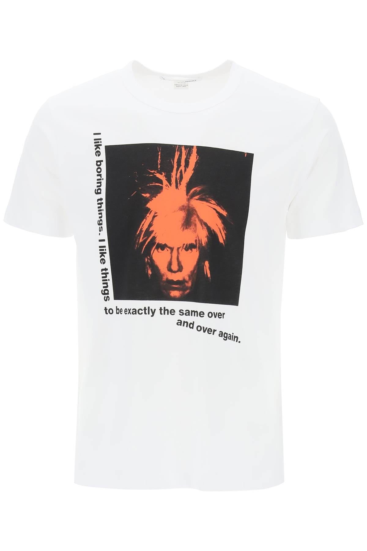 Comme Des Garçons Shirt-T Shirt Con Stampa Andy Warhol-Uomo