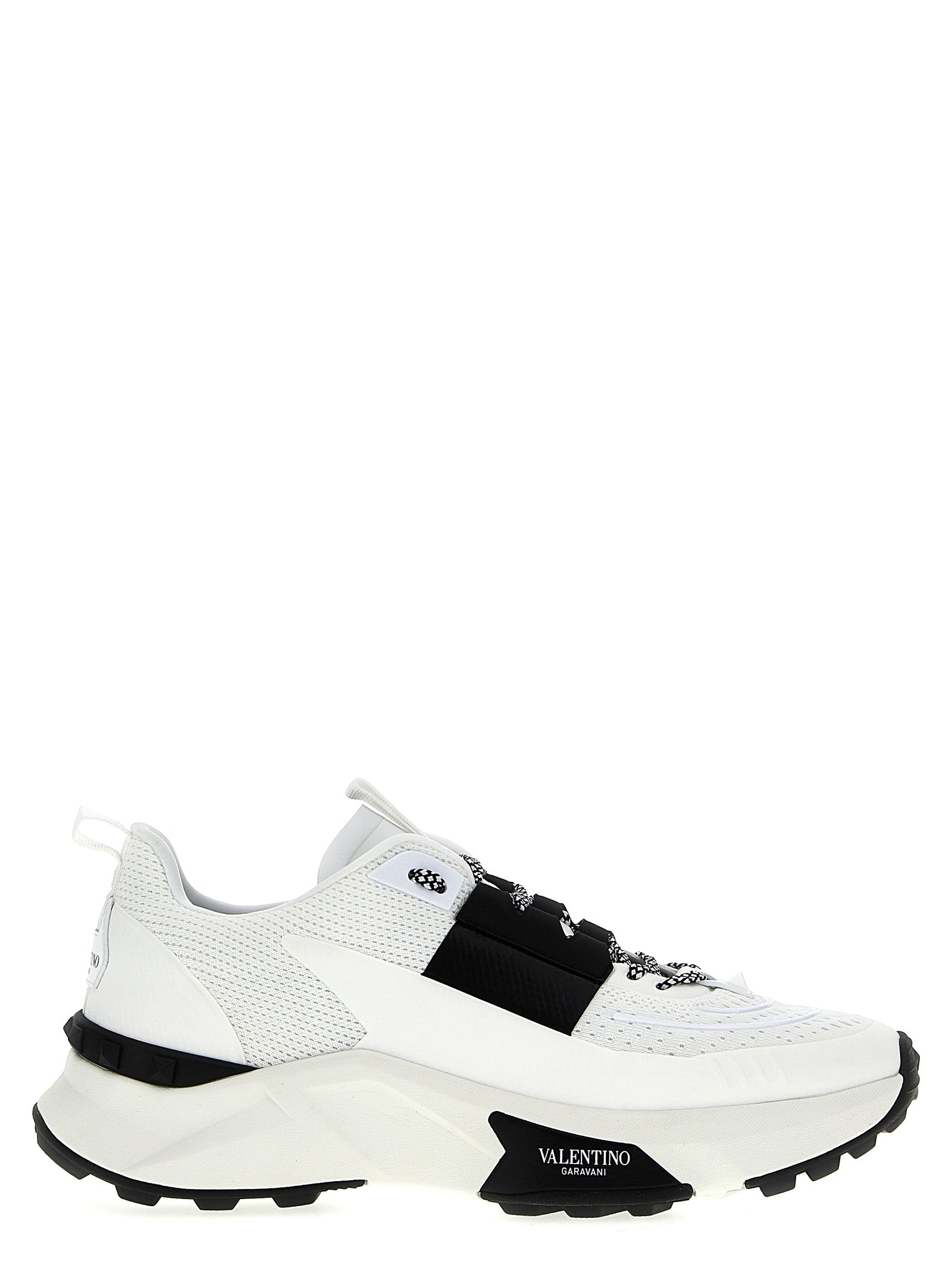 Valentino Garavani-True Act Sneakers Bianco/Nero-Uomo