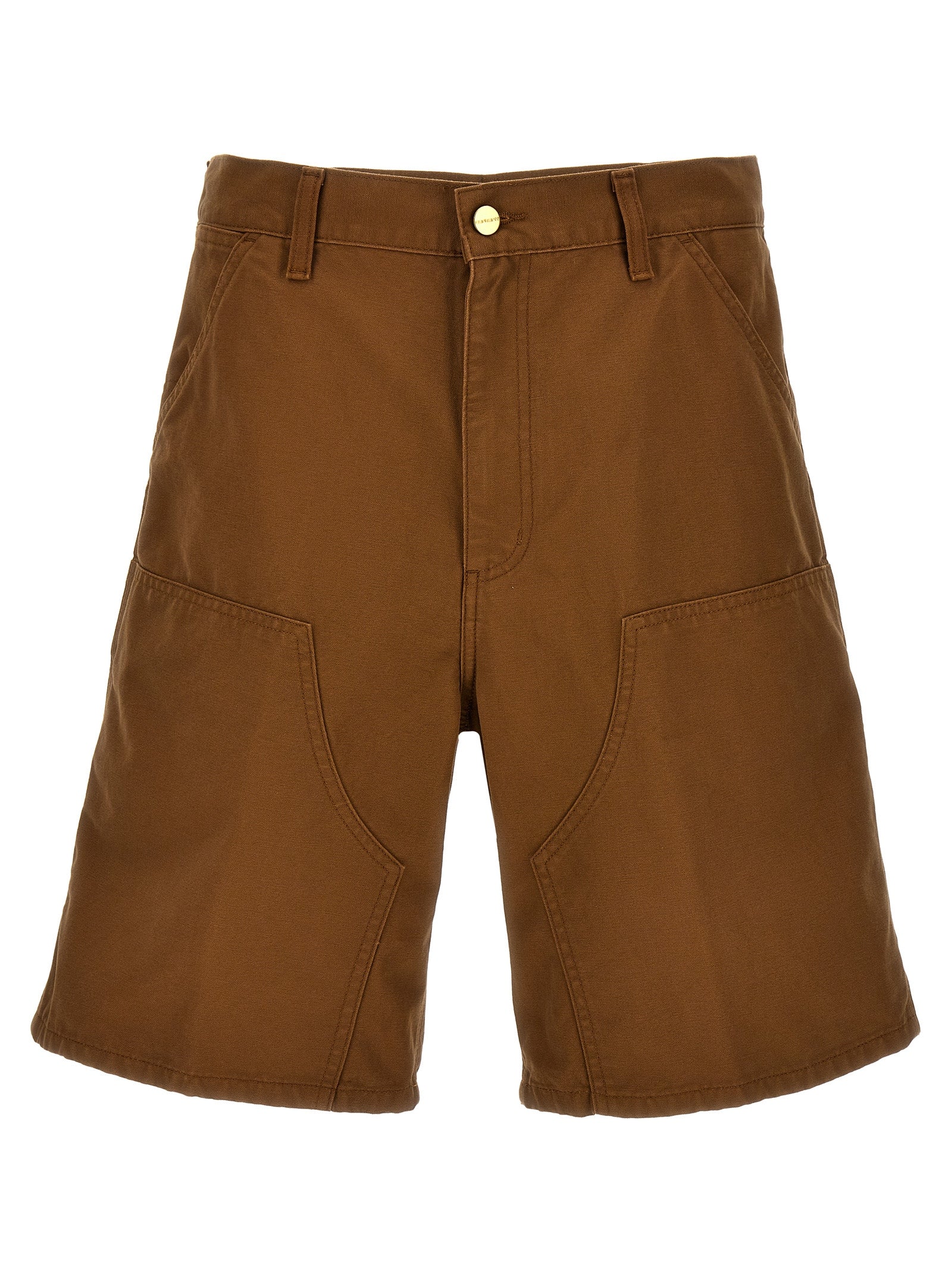 Carhartt Wip-Double Knee Bermuda, Short Marrone-Uomo