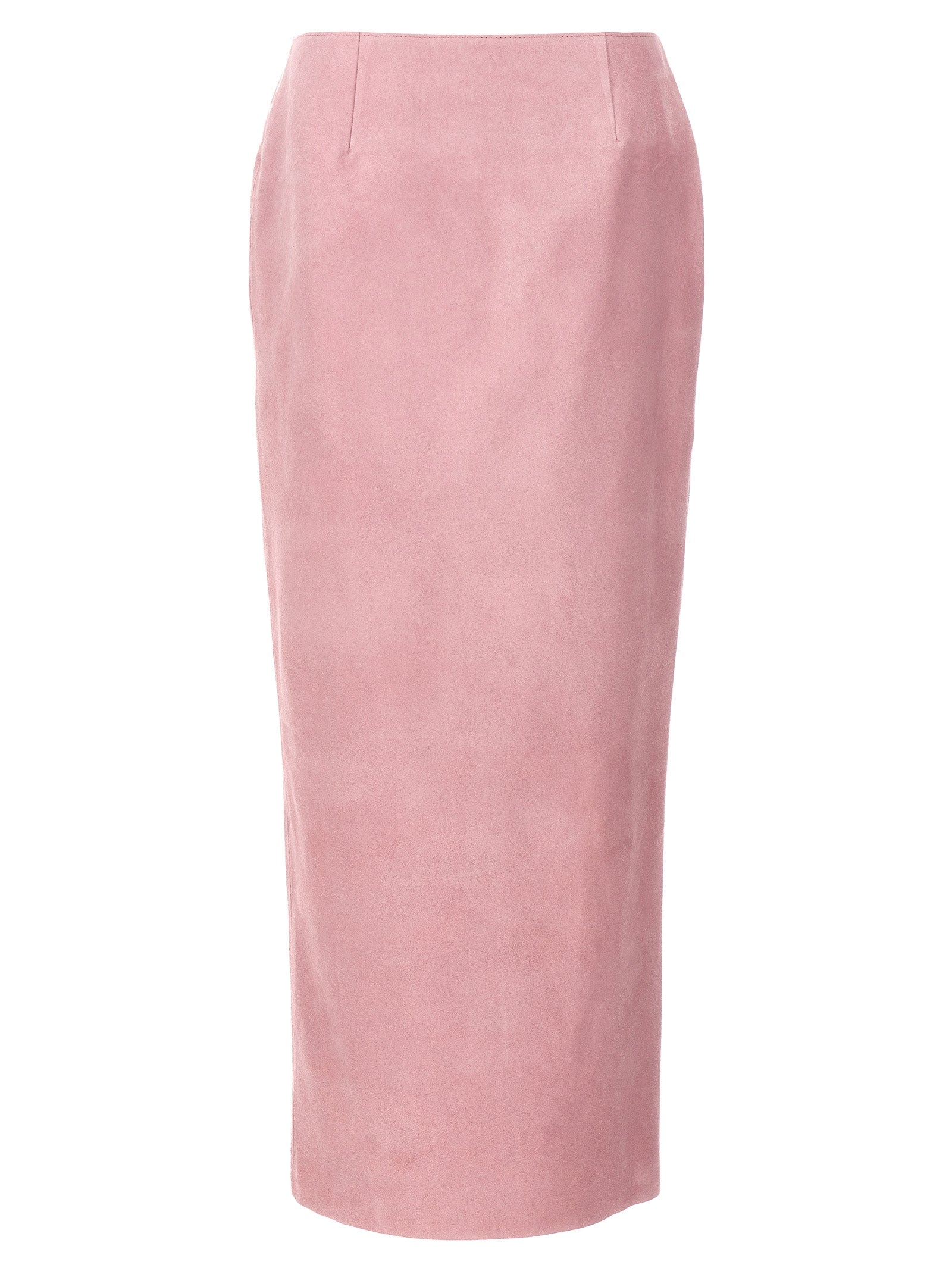 Marni-Long Suede Skirt Gonne Rosa-Donna