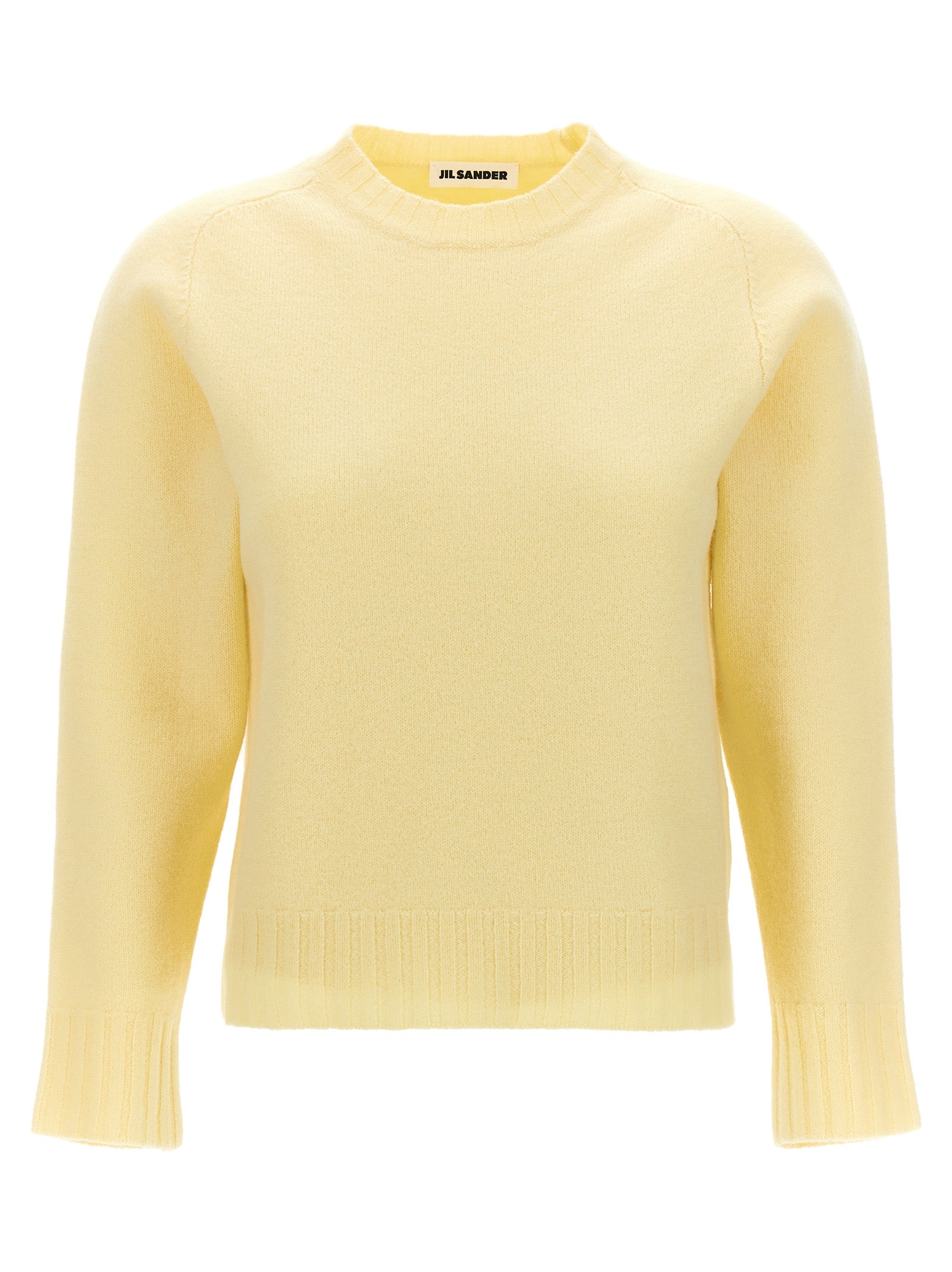 Jil Sander-Wool Sweater Maglioni Giallo-Donna