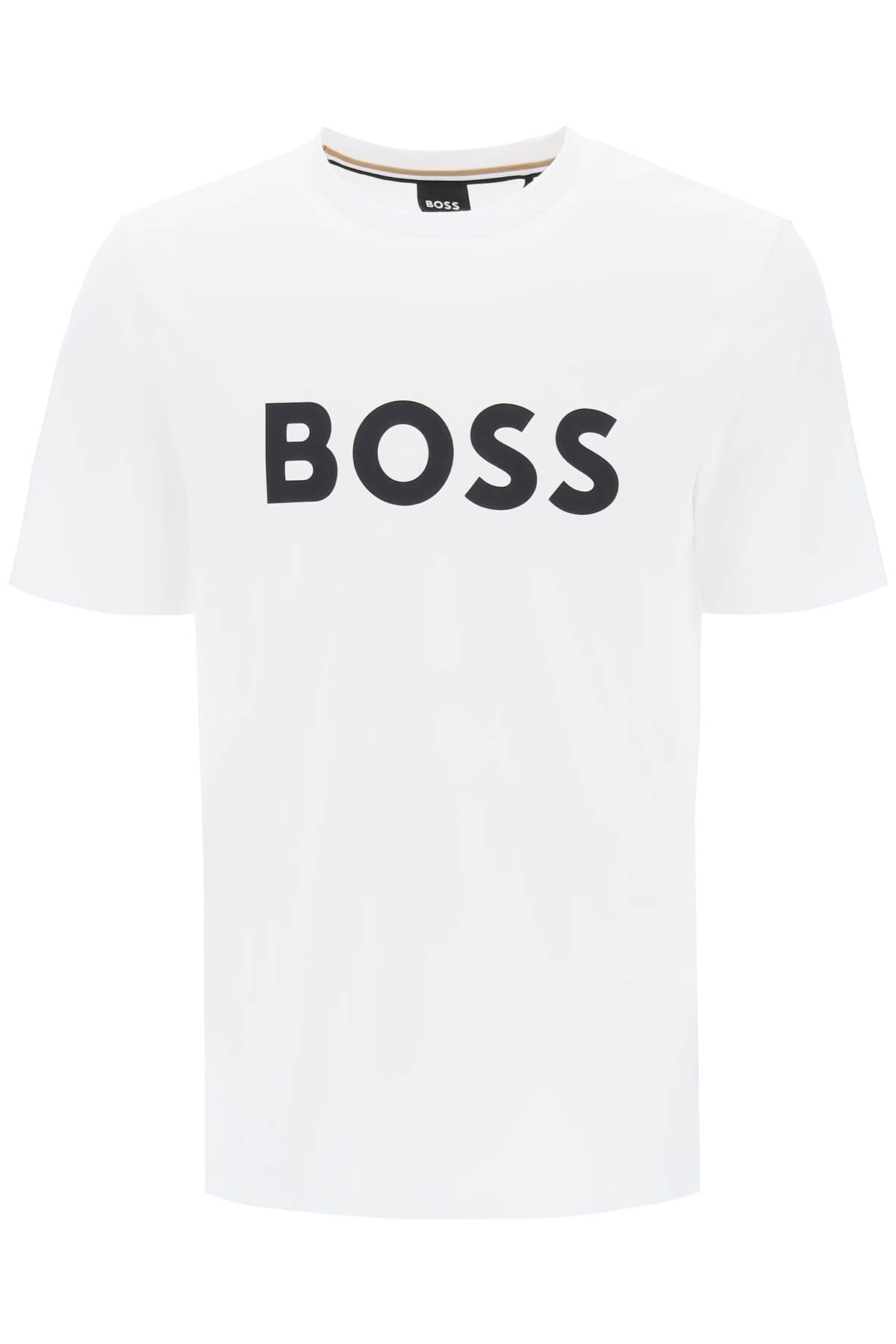 Boss-T Shirt Tiburt 354 Stampa Logo-Uomo