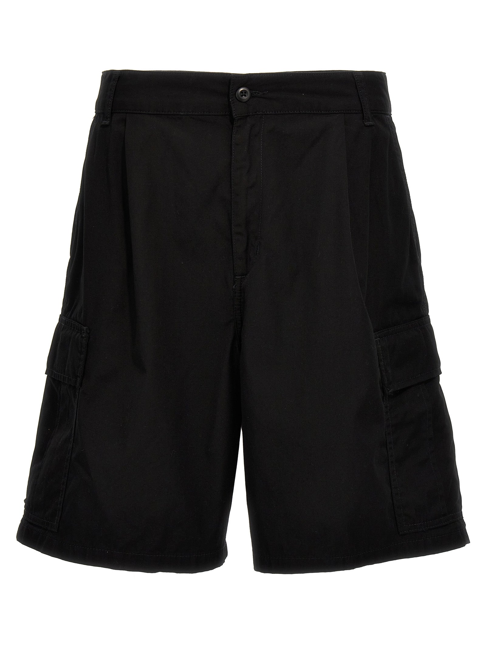 Carhartt Wip-Cole Cargo Bermuda, Short Nero-Uomo