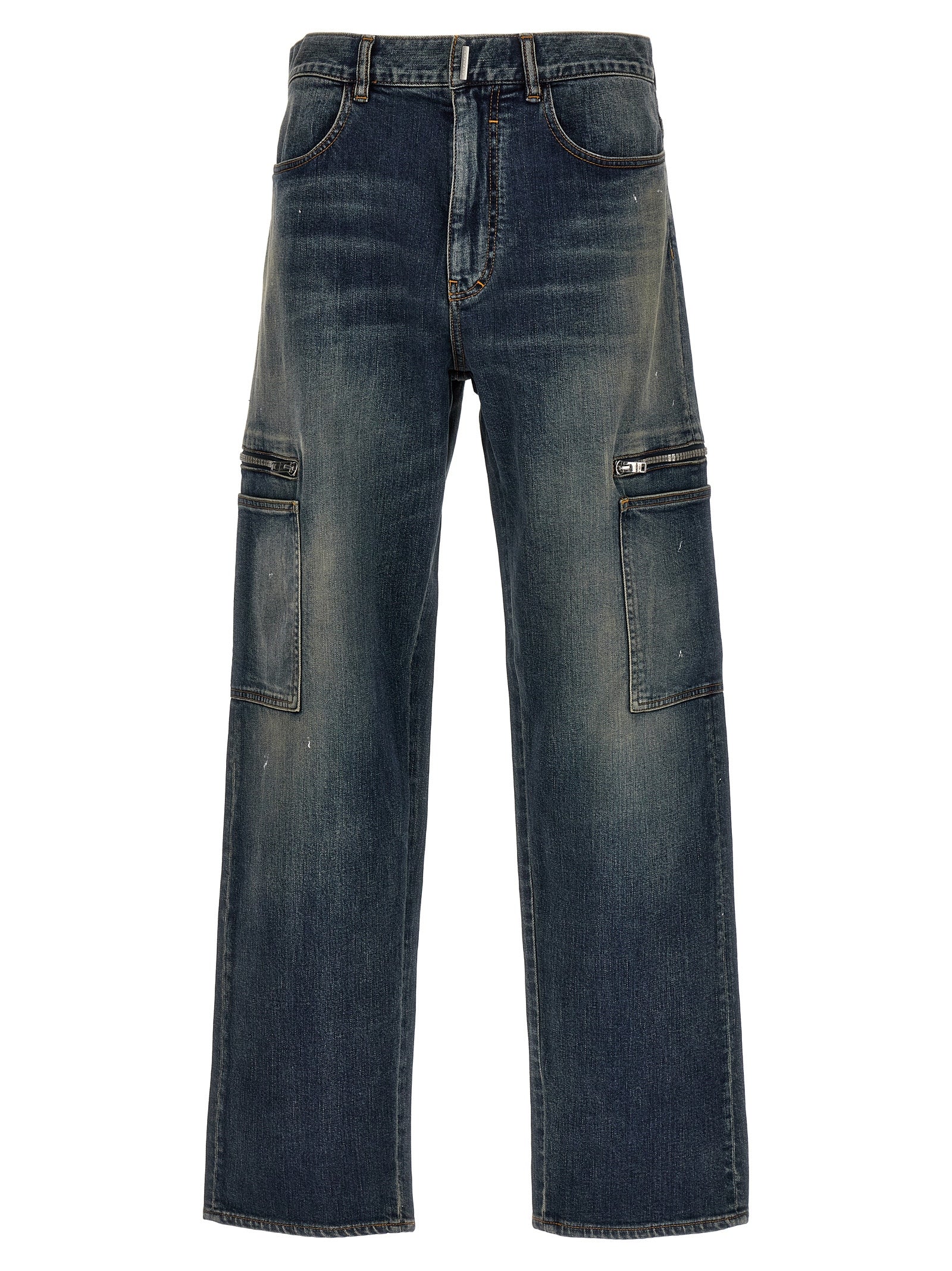 Givenchy-Cargo Jeans Blu-Uomo