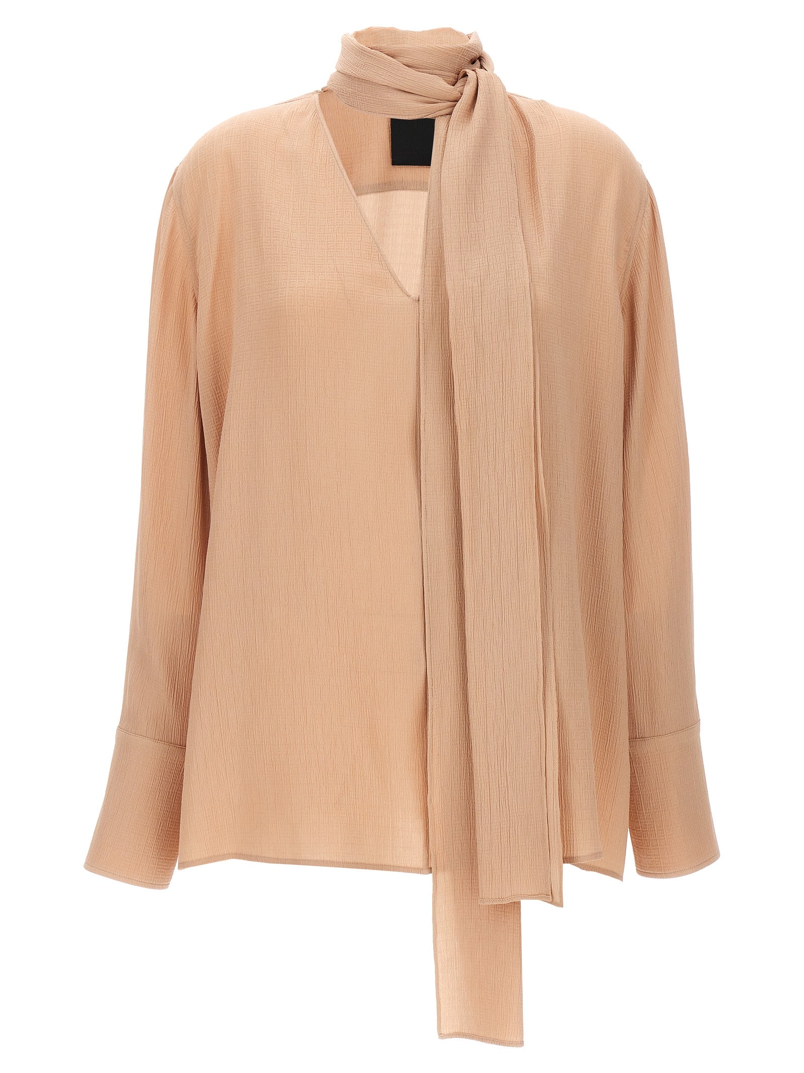 Givenchy-Pussy Bow Blouse Camicie Beige-Donna