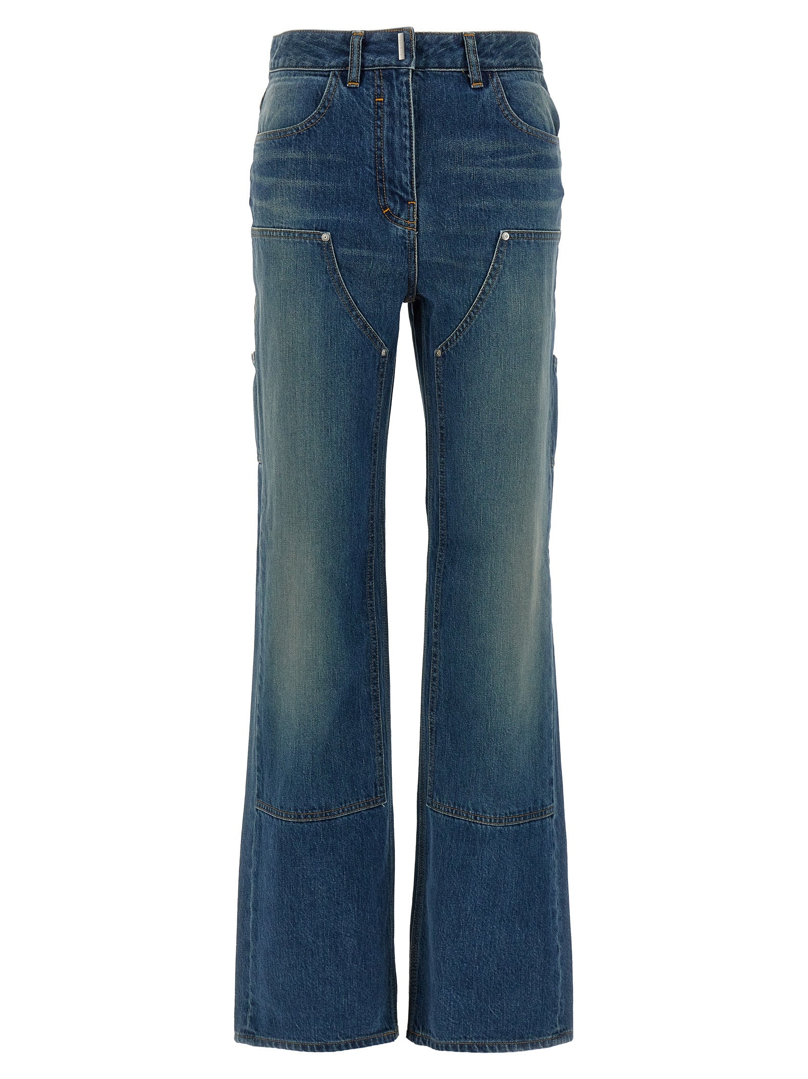 Givenchy-Wide Leg Jeans Blu-Donna