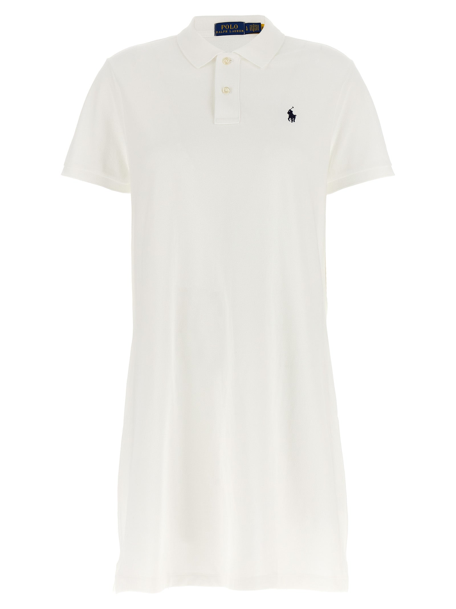 Polo Ralph Lauren-Polo Abiti Bianco-Donna