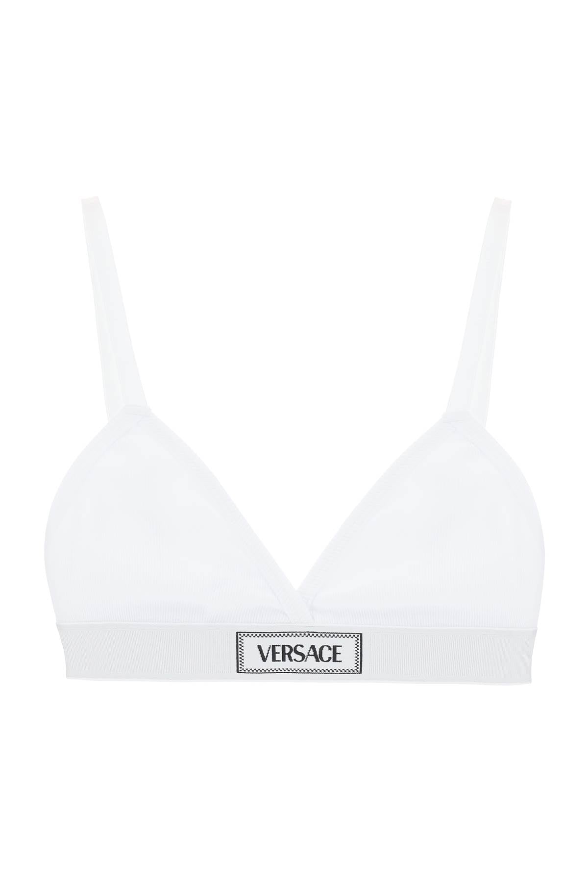 Versace-Bralette A Coste Con Logo '90s-Donna