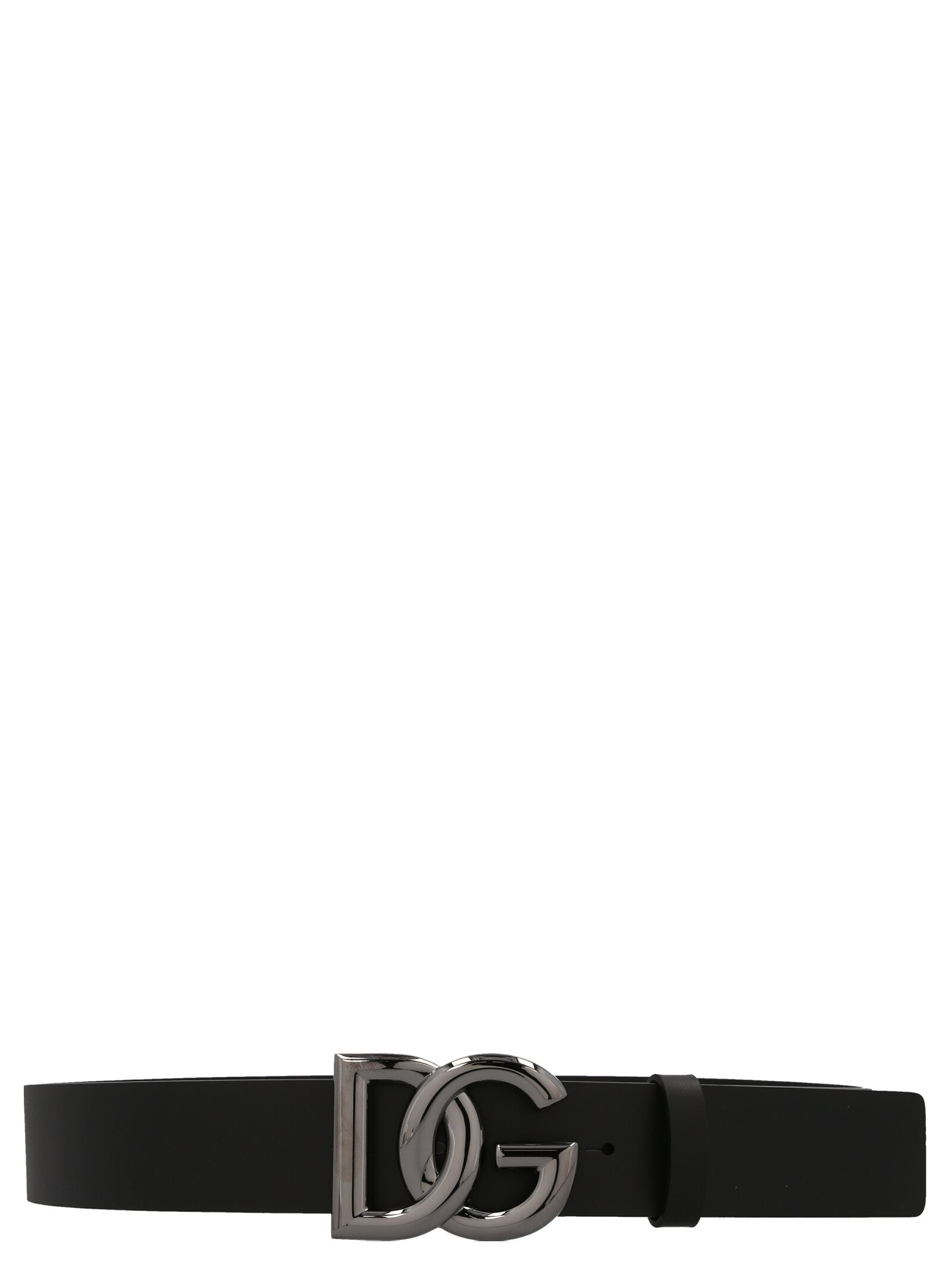 Dolce & Gabbana-Logo Belt Cinture Nero-Uomo