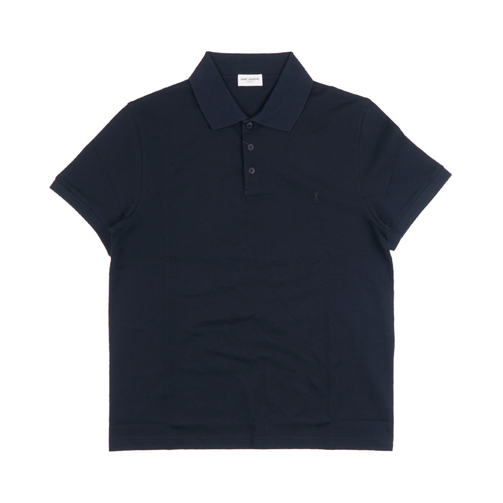 Saint Laurent-saint laurent t-shirt e polo blu-Uomo