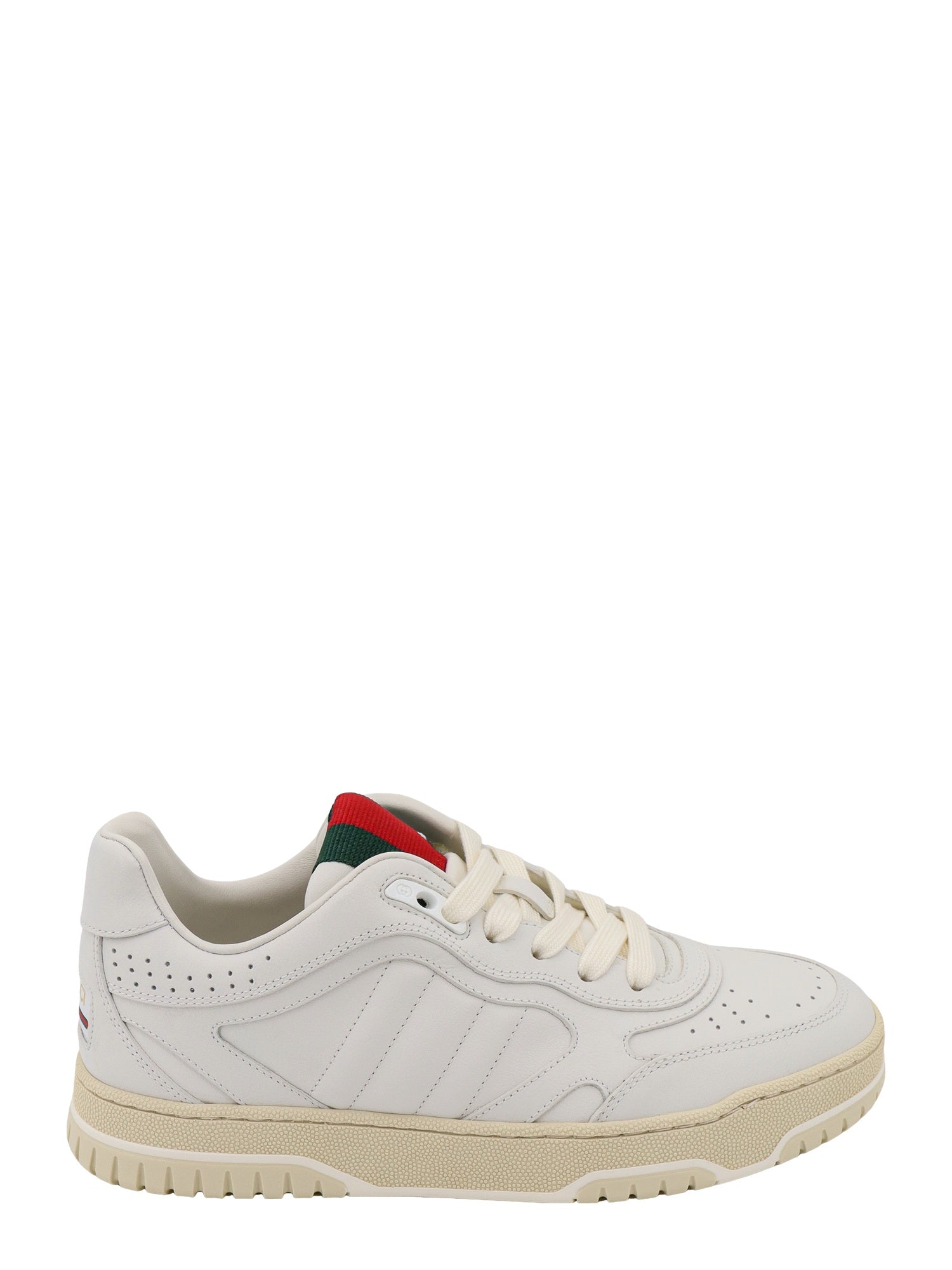 Gucci-Sneakers in pelle con dettaglio Banda Web-Donna