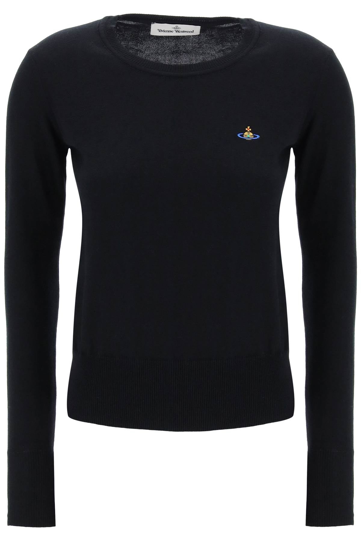 Vivienne Westwood-Pullover Con Logo Ricamato-Donna