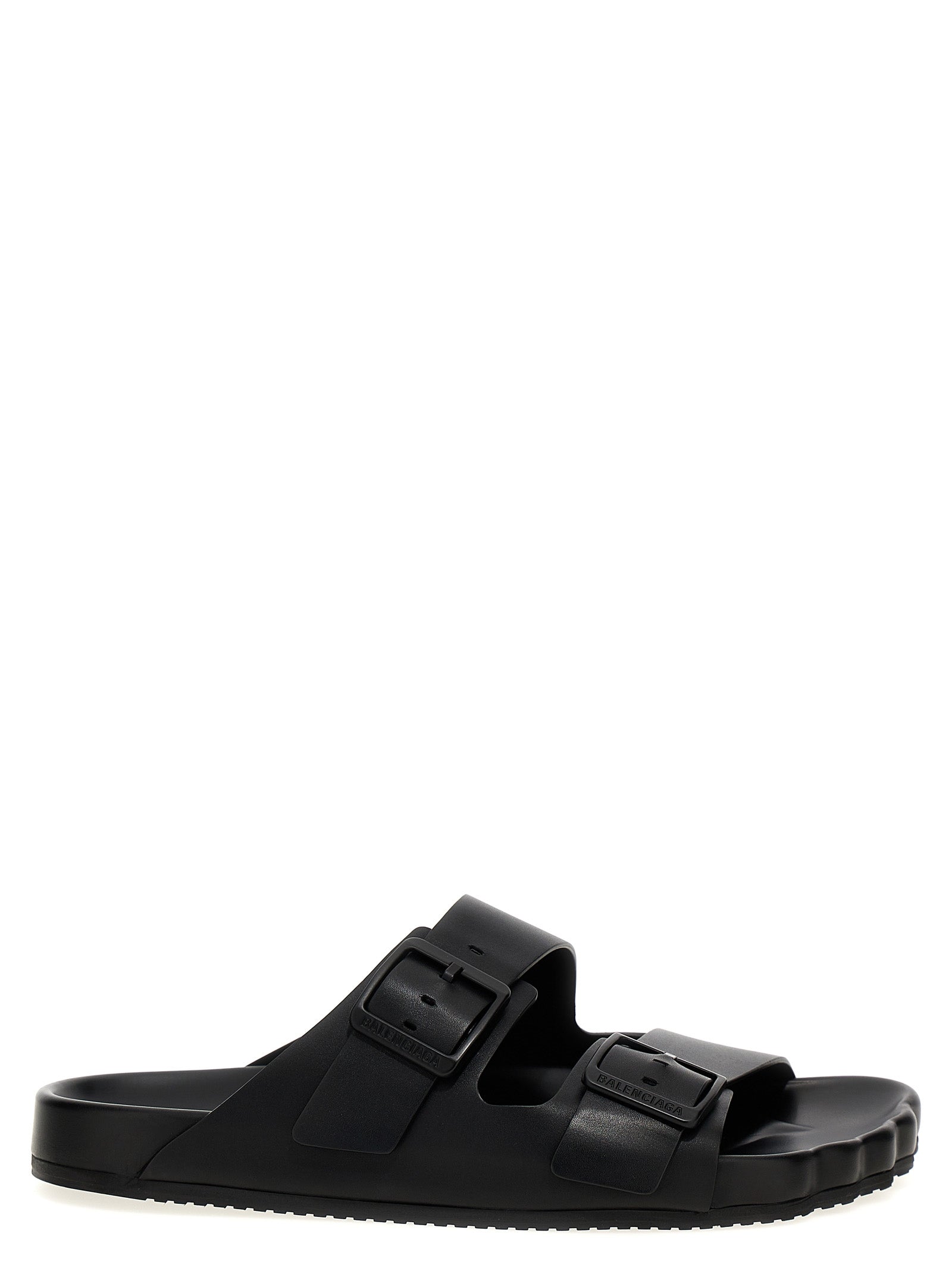 Balenciaga-Sunday Sandali Nero-Uomo