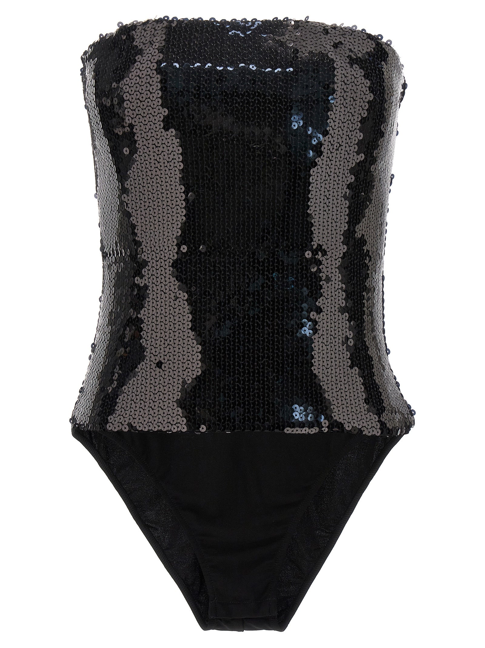 Alexandre Vauthier-Sequin Bodysuit Intimo Nero-Donna