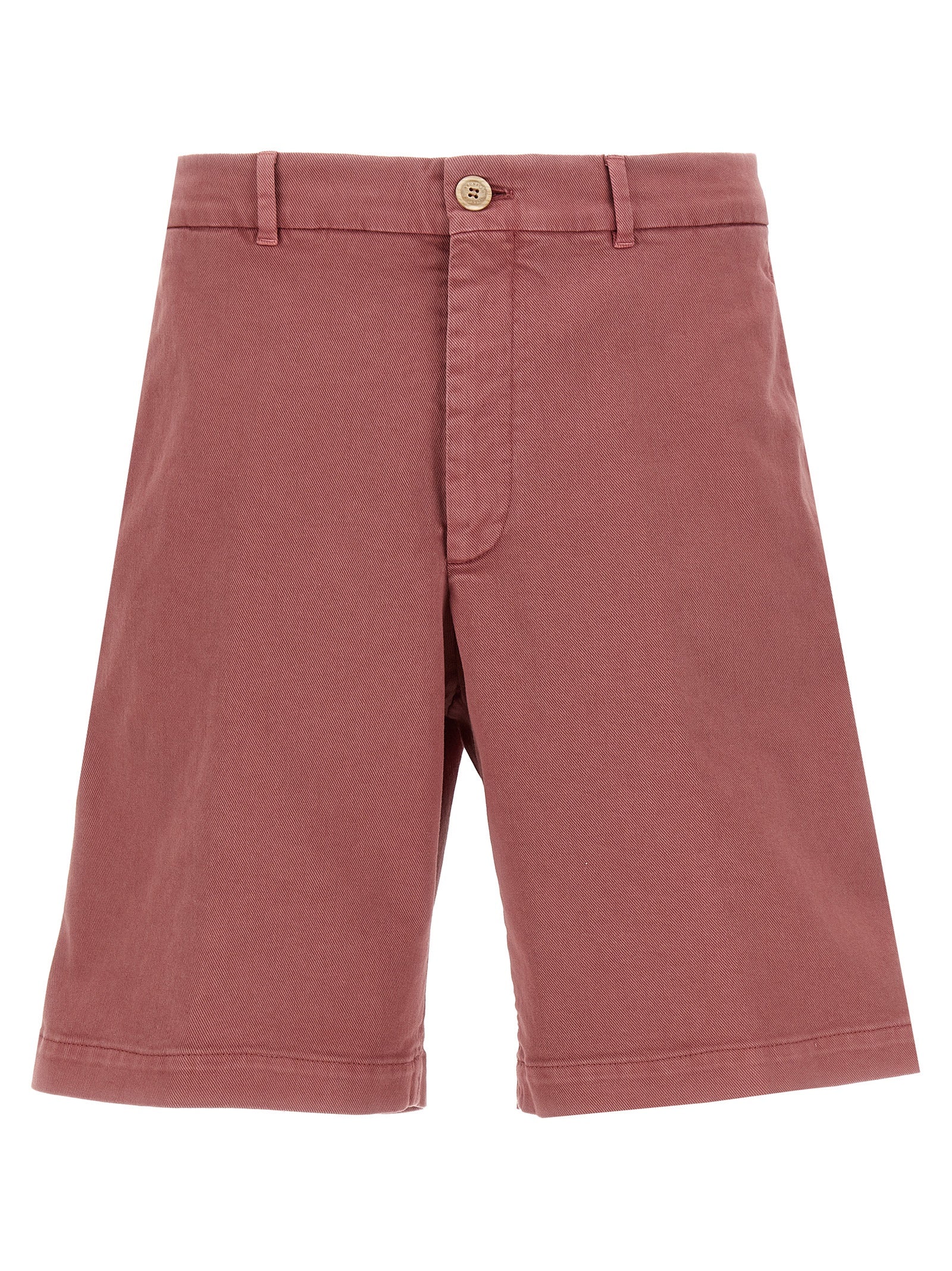 Brunello Cucinelli-Cotton Bermuda Shorts Bermuda, Short Multicolor-Uomo