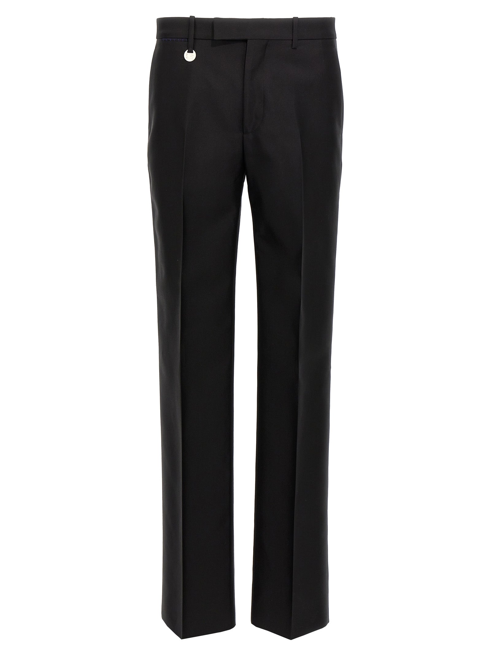 Burberry-Tailored Trousers Pantaloni Nero-Uomo