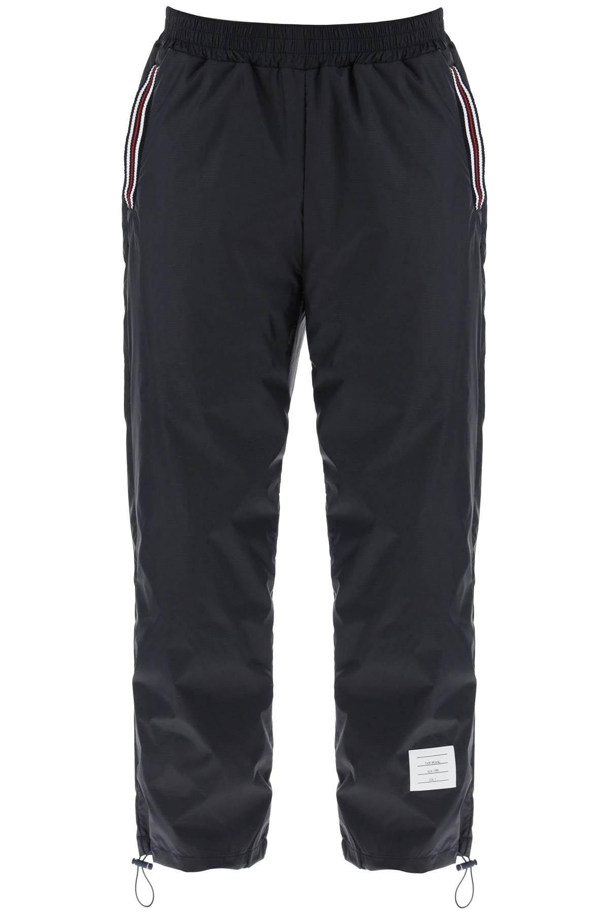 Thom Browne-Pantaloni In Ripstop Cricket Stripe-Uomo