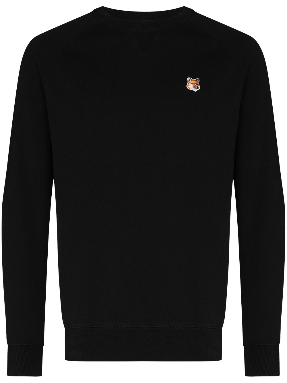 Maison Kitsuné-Fox head patch classic sweatshirt-Uomo