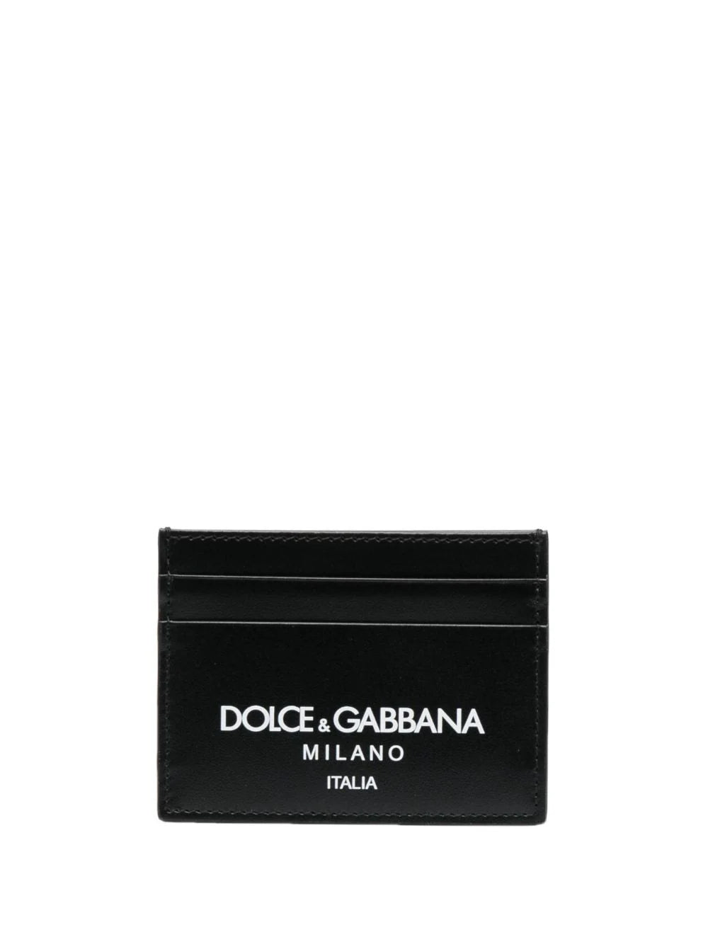 Dolce & Gabbana-Portacarte in pelle con stampa-Uomo