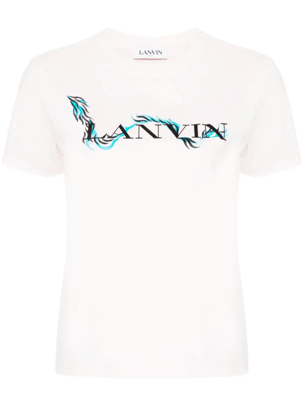 Lanvin-T-shirt in cotone con stampa logo-Donna