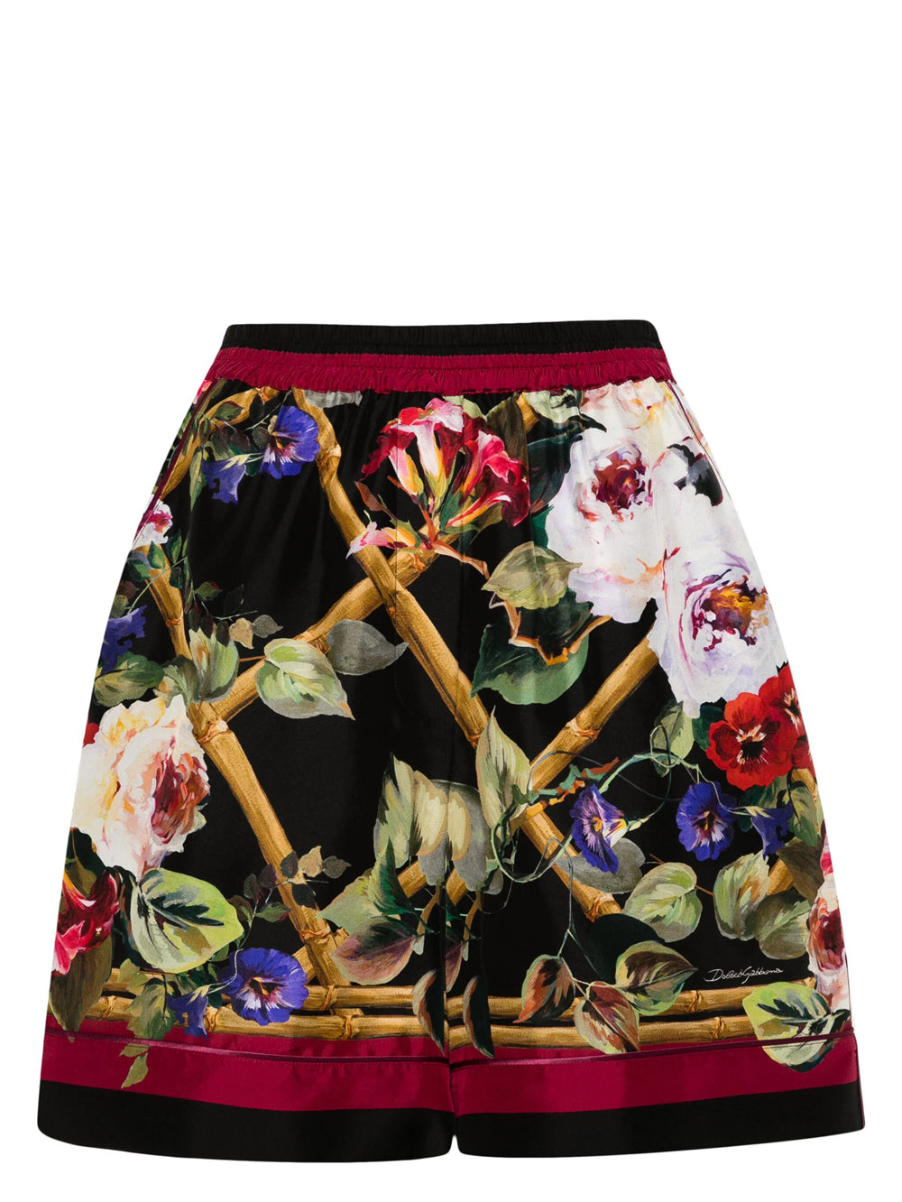 Dolce & Gabbana-Shorts a fiori-Donna