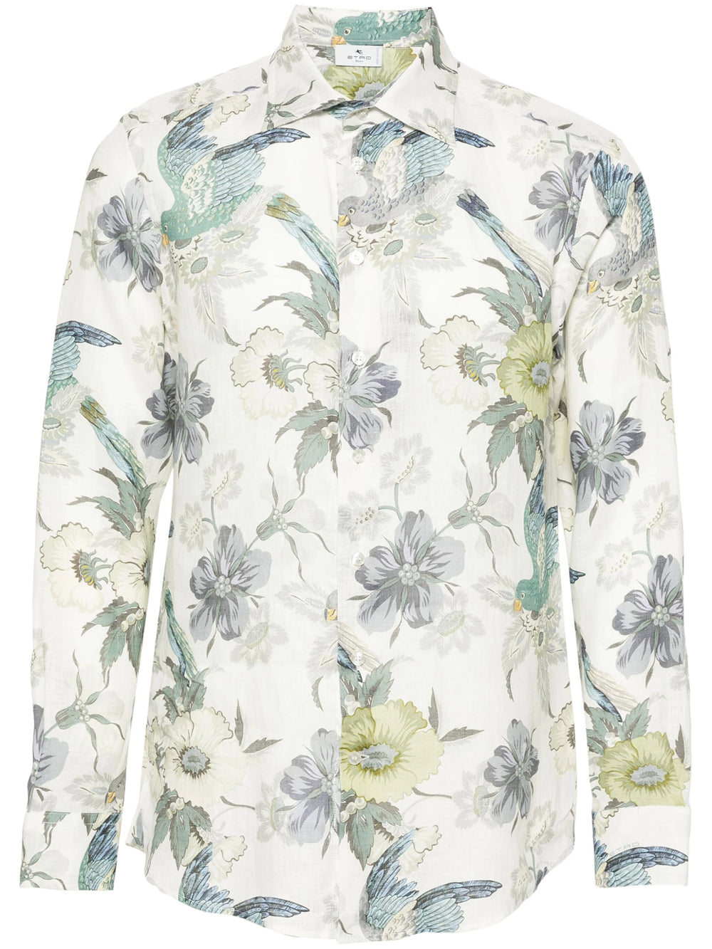 Etro-Camicia a fiori-Uomo