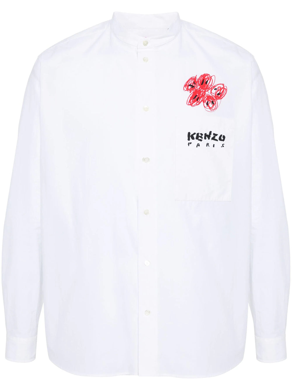 Kenzo-Camicia Drawn Varsity-Uomo