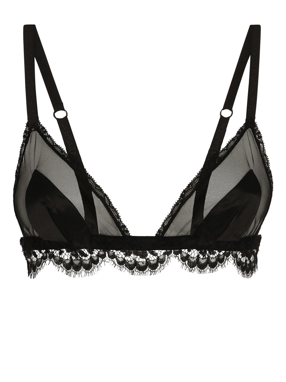 Dolce & Gabbana-Reggiseno semi trasparente-Donna