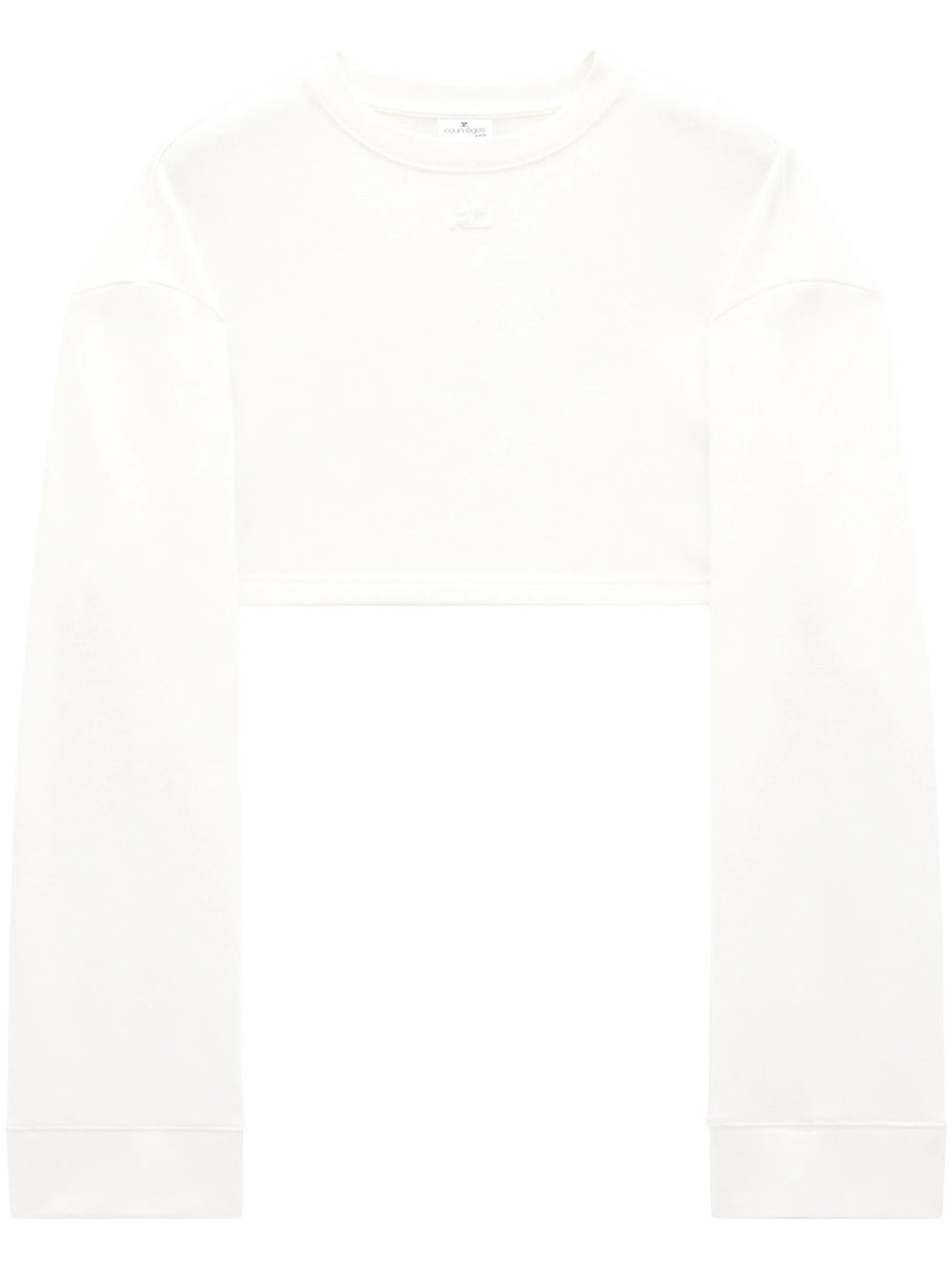 Courrèges-Felpa Cocoon crop-Donna