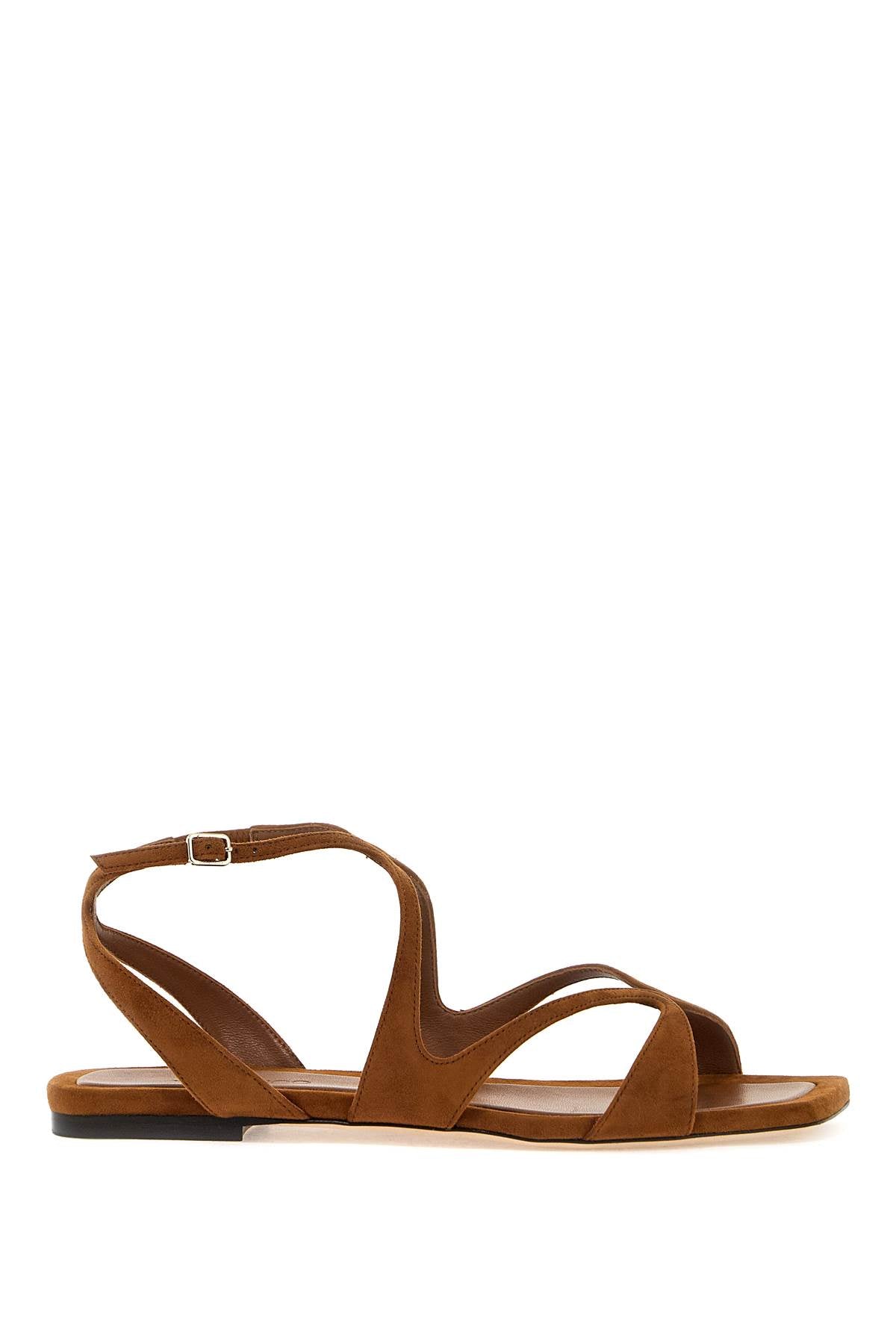 Jimmy Choo-Sandali Ayla Flat In Pelle Scamosciata-Donna