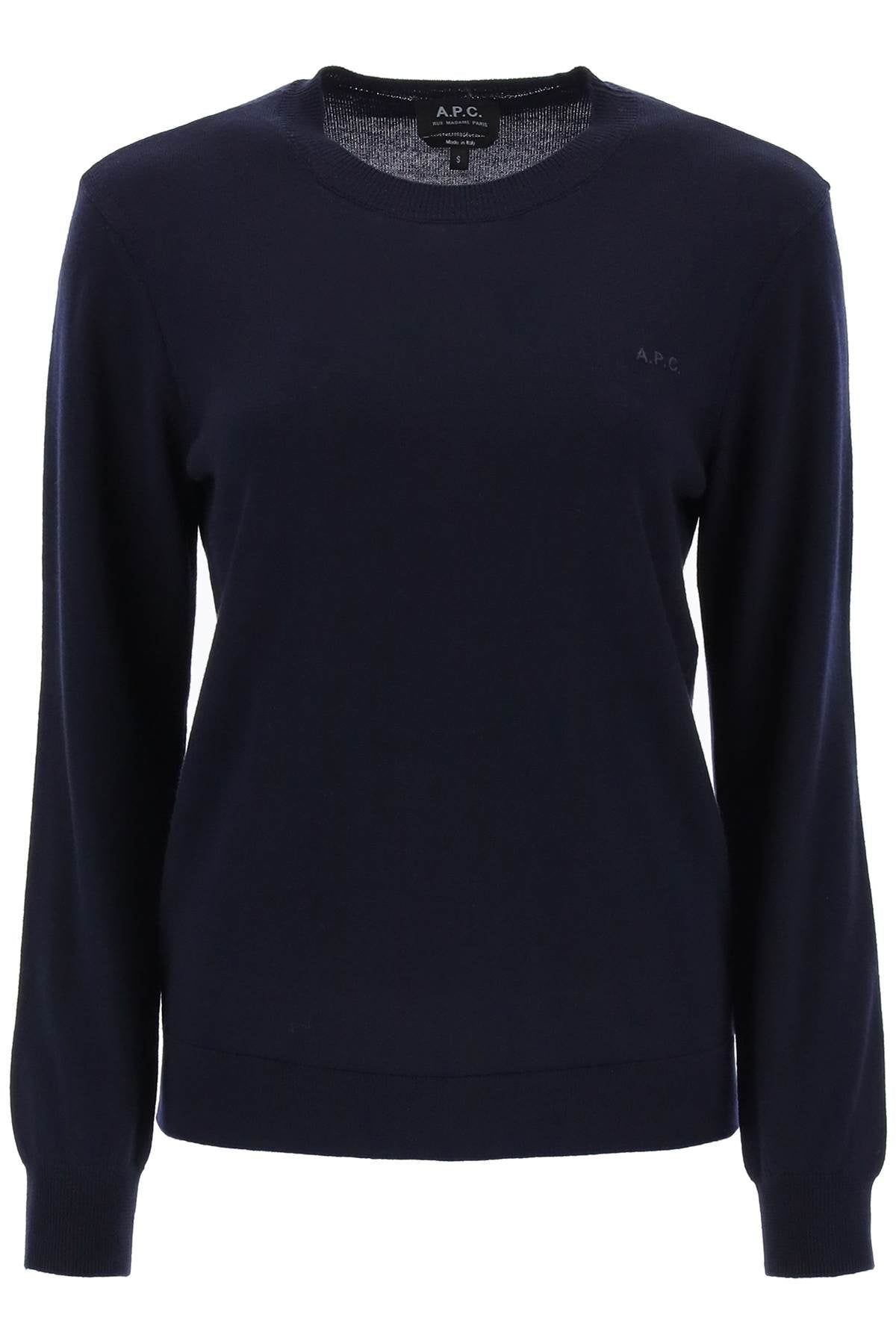 A. P.C.-Pullover Girocollo In Lana-Donna