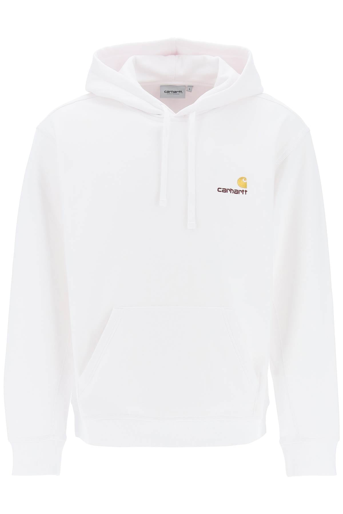 Carhartt Wip-Felpa Con Cappuccio American Script-Uomo