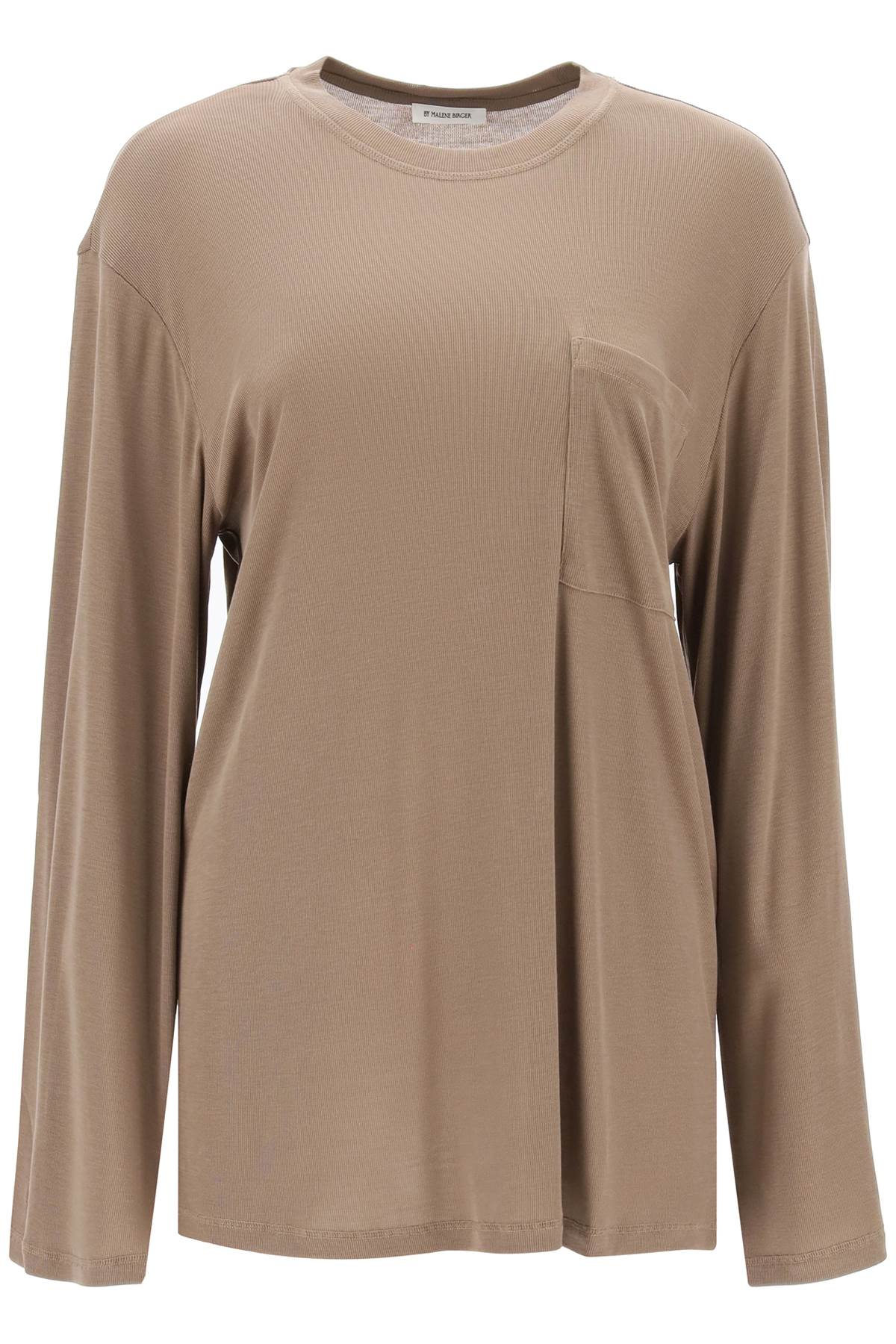 By Malene Birger-T Shirt Maniche Lunghe Oversize-Donna