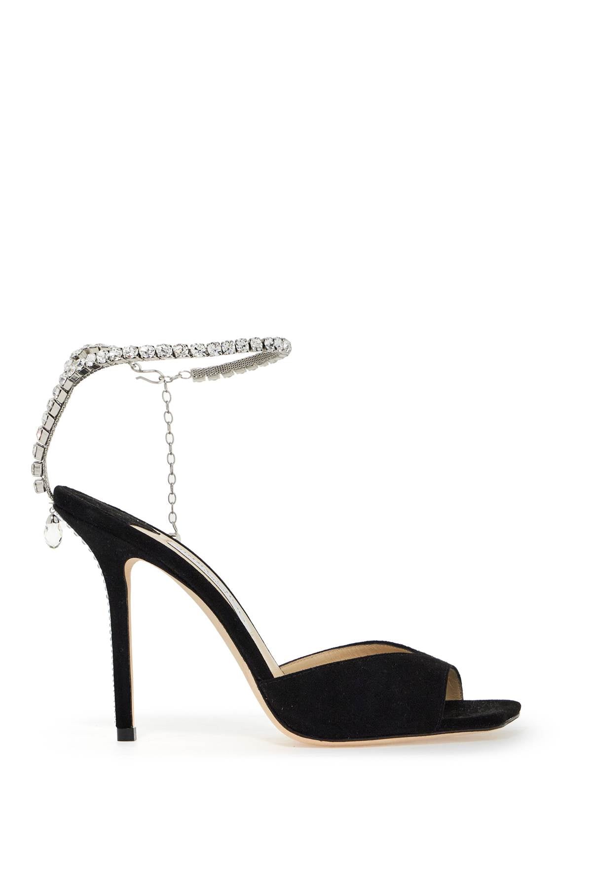 Jimmy Choo-Sandali Saeda 100 In Pelle Scamosciata-Donna